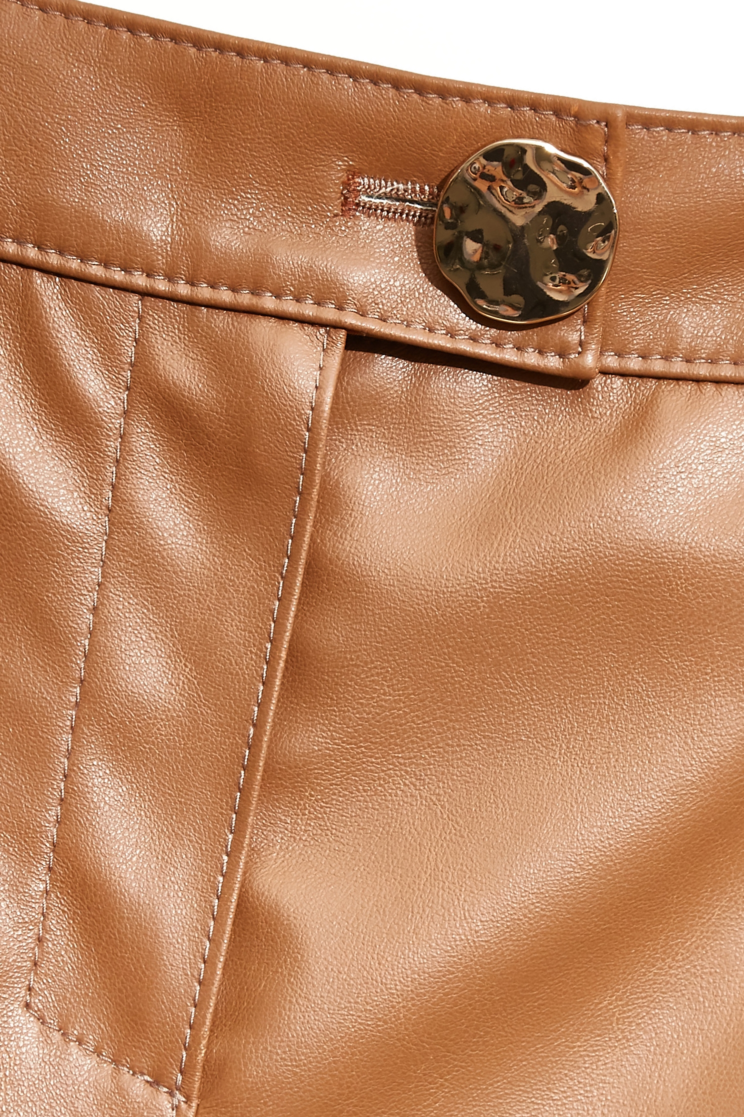 雌鹿色仿皮革開叉鉛筆裙雌鹿色仿皮革開叉鉛筆裙,皮革,秋冬穿搭,窄裙,長裙