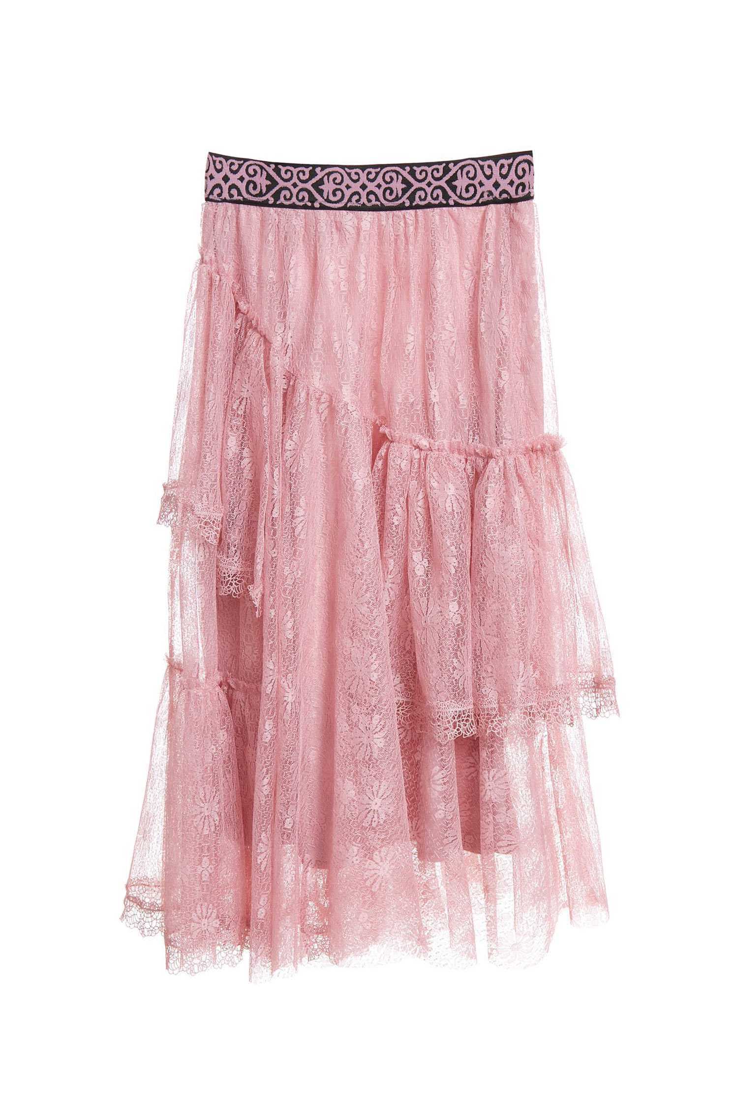 Dry rose lace skirt,firesigns,tulleskirt,lace,laceskirt,longskirt