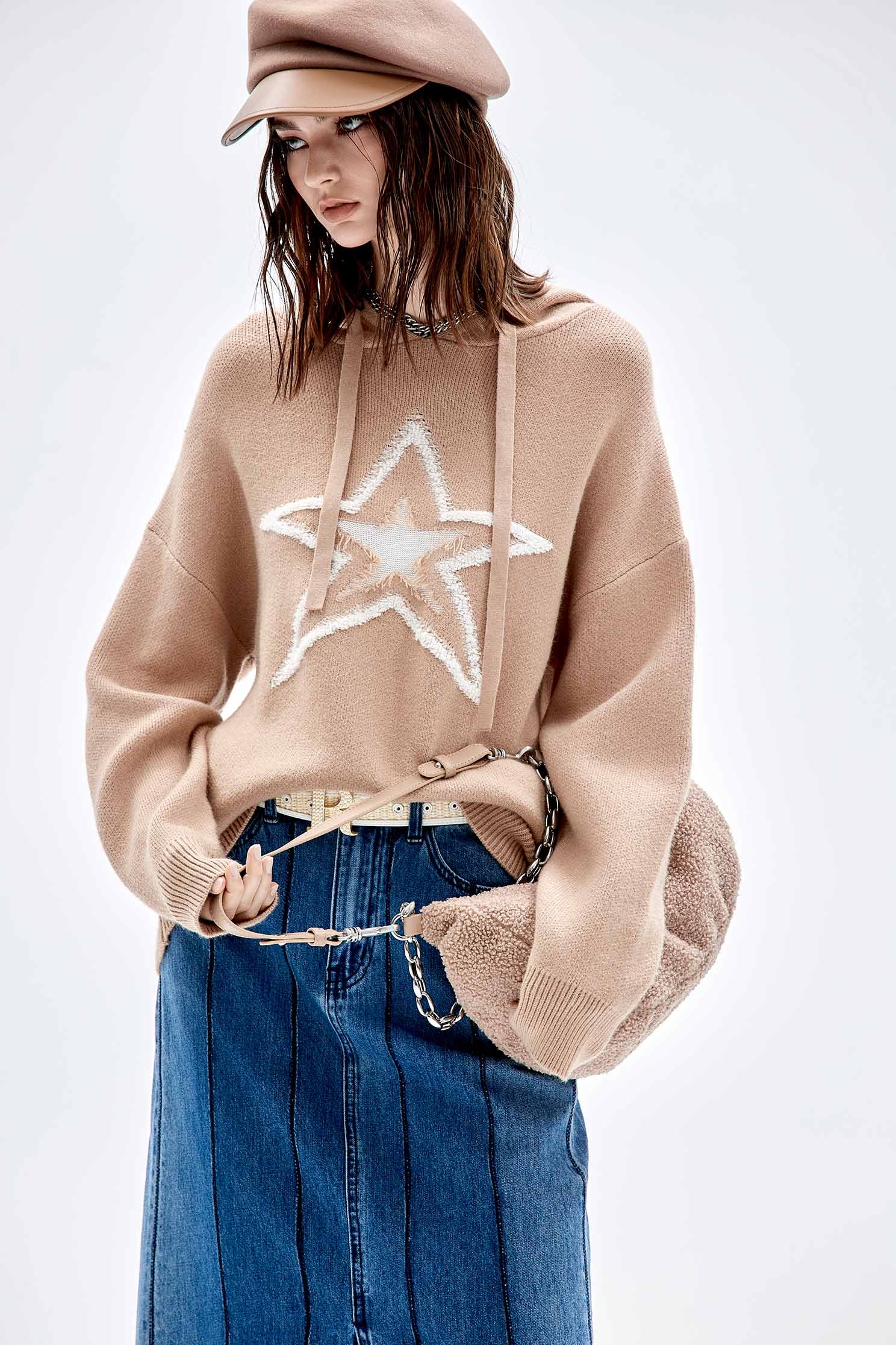 漸層水洗牛仔長裙漸層水洗牛仔長裙,牛仔,牛仔裙,秋冬穿搭