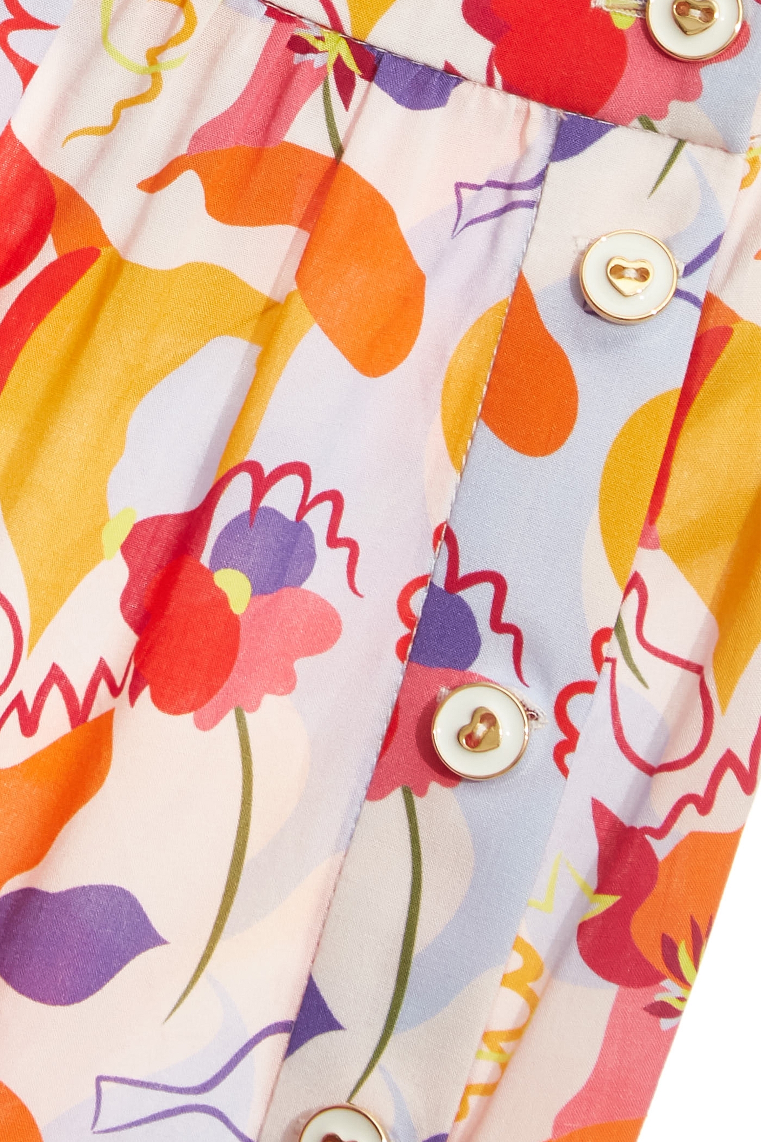 童趣五彩印花長裙童趣五彩印花長裙,上衣,秋冬穿搭,網裙