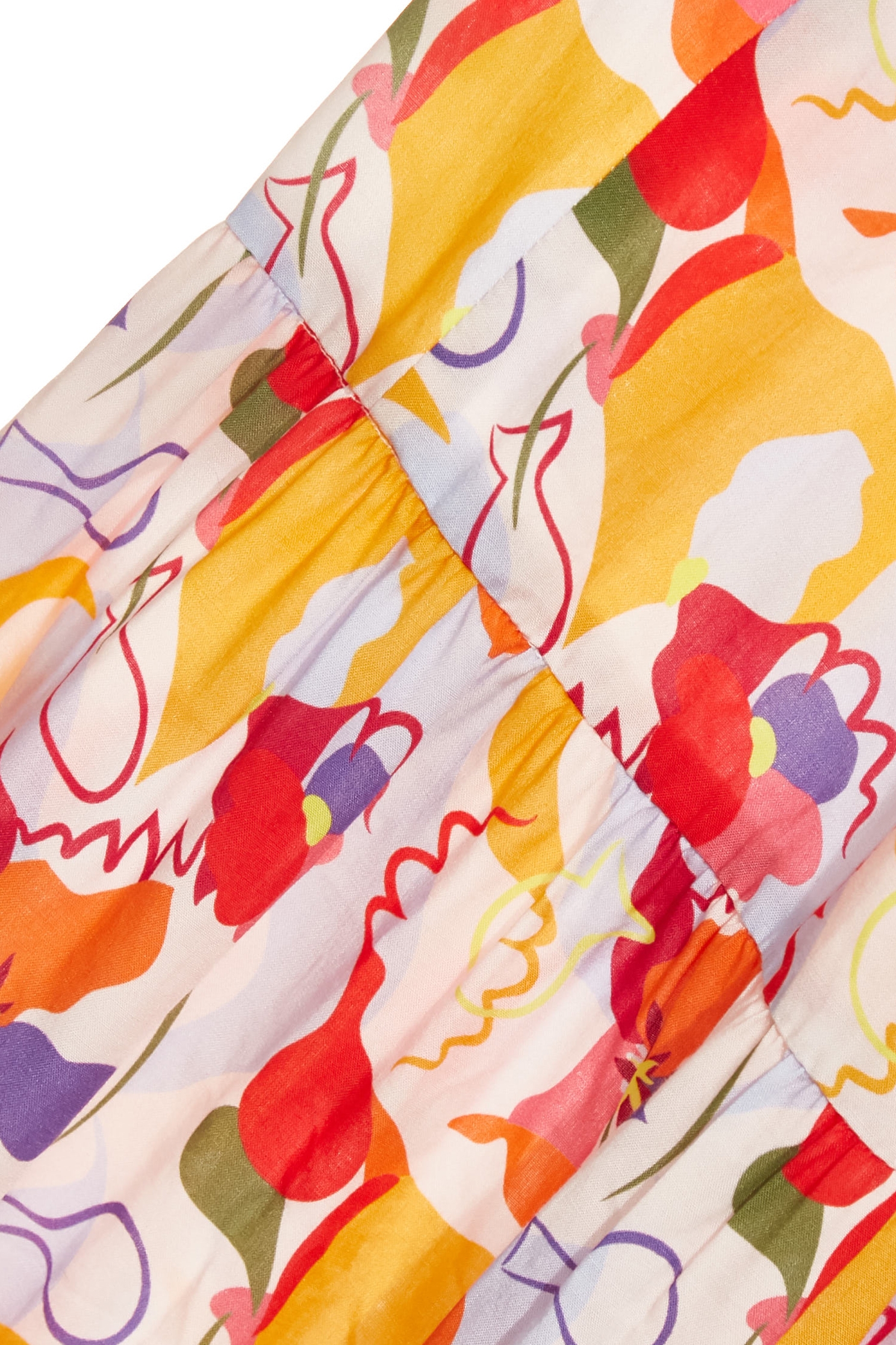 童趣五彩印花長裙童趣五彩印花長裙,上衣,秋冬穿搭,網裙