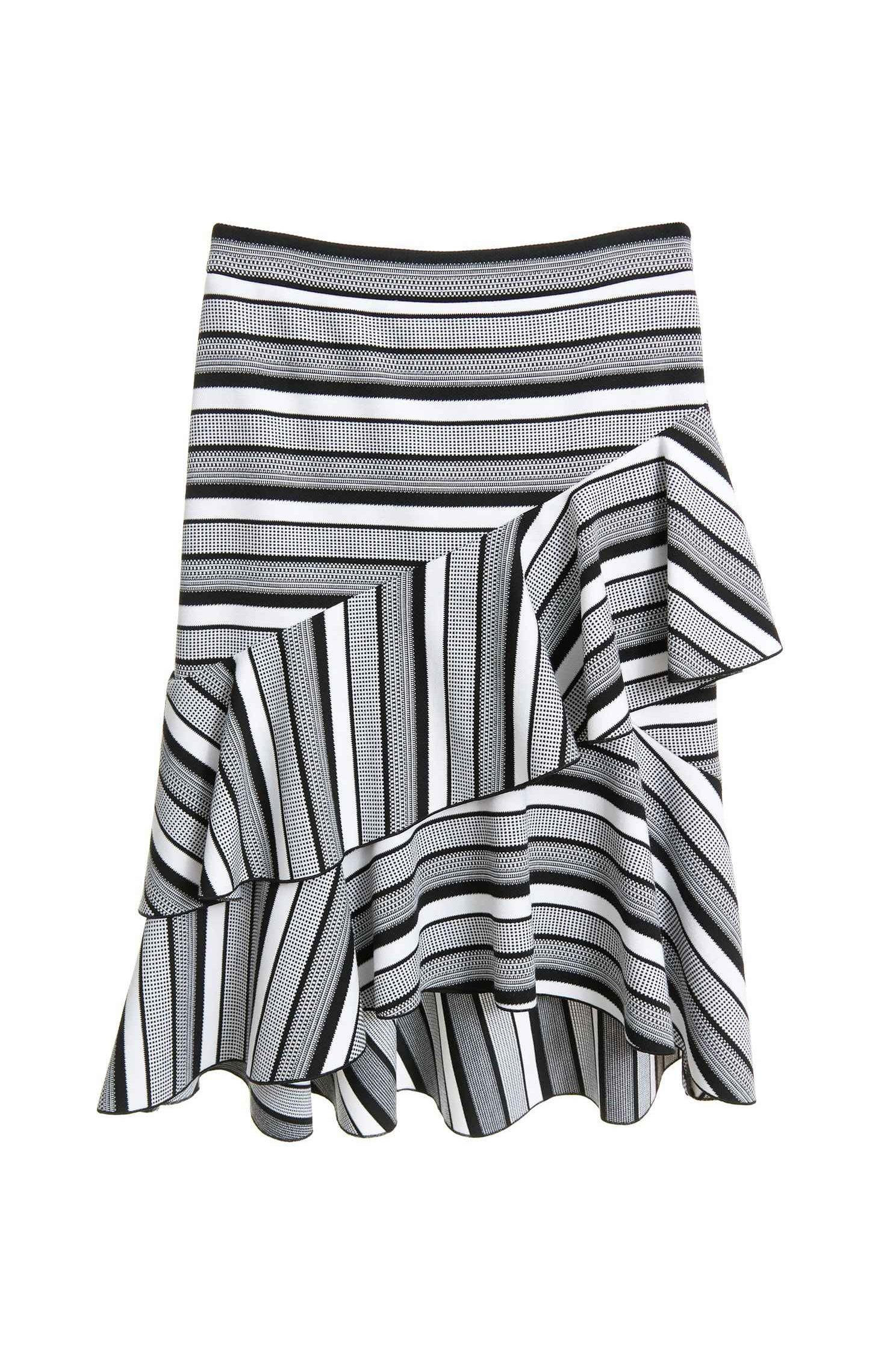 Striped fishtail skirt,Earth Signs,Long Skirt