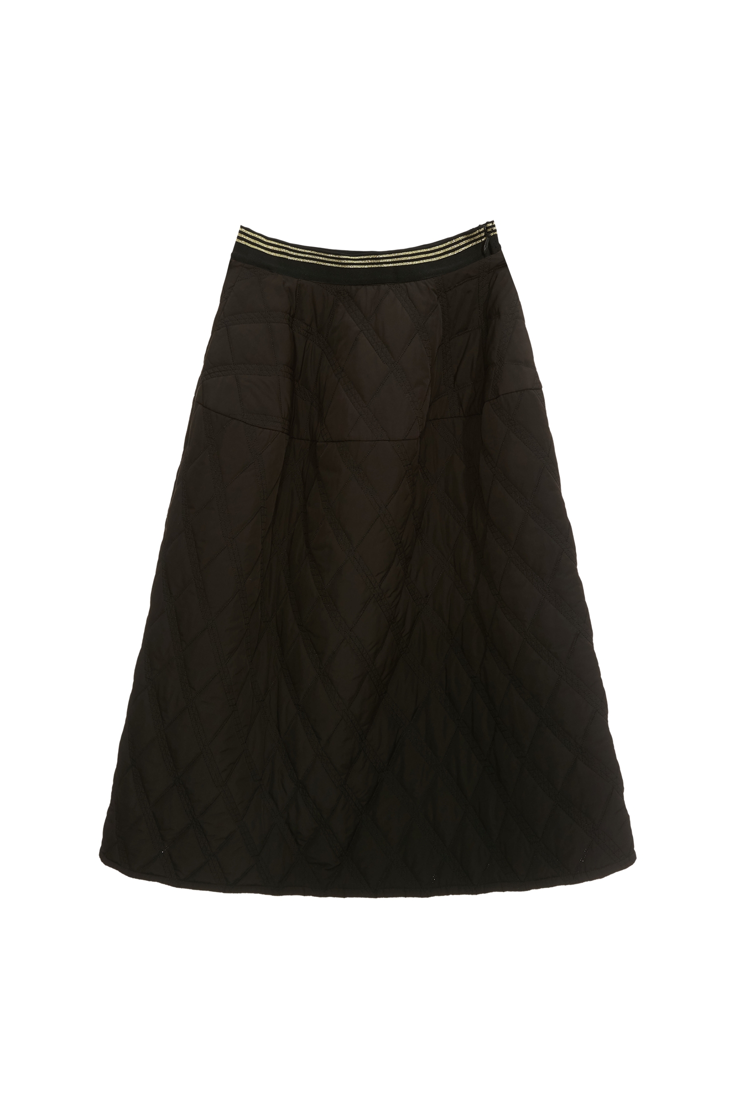 絎縫復古澎澎長裙絎縫復古澎澎長裙,春夏穿搭,長裙,黑色裙子