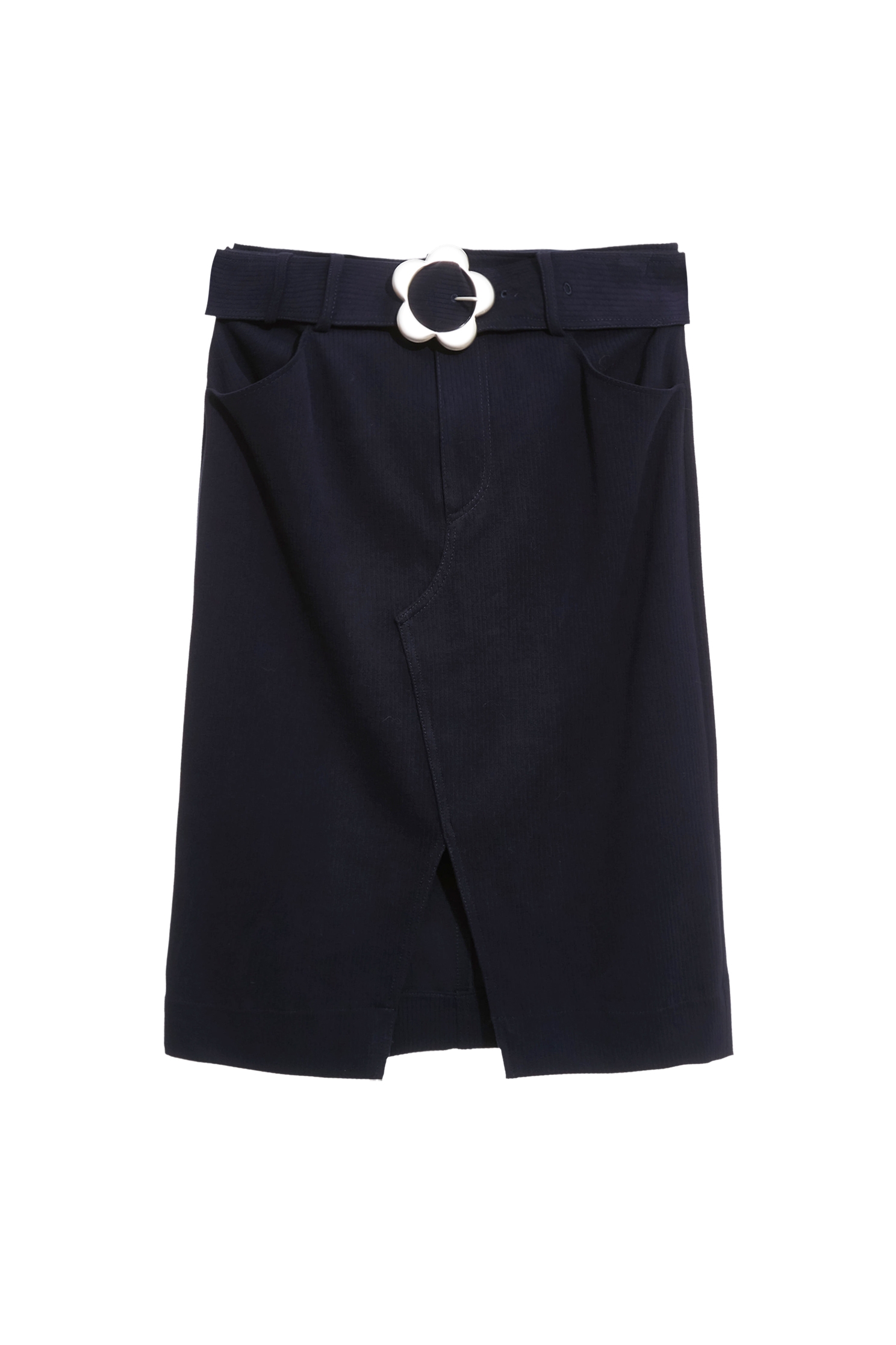 花朵腰帶頭中長裙花朵腰帶頭中長裙,上班OL穿搭,人氣商品,秋冬穿搭,窄裙,腰帶,花花世界,長裙