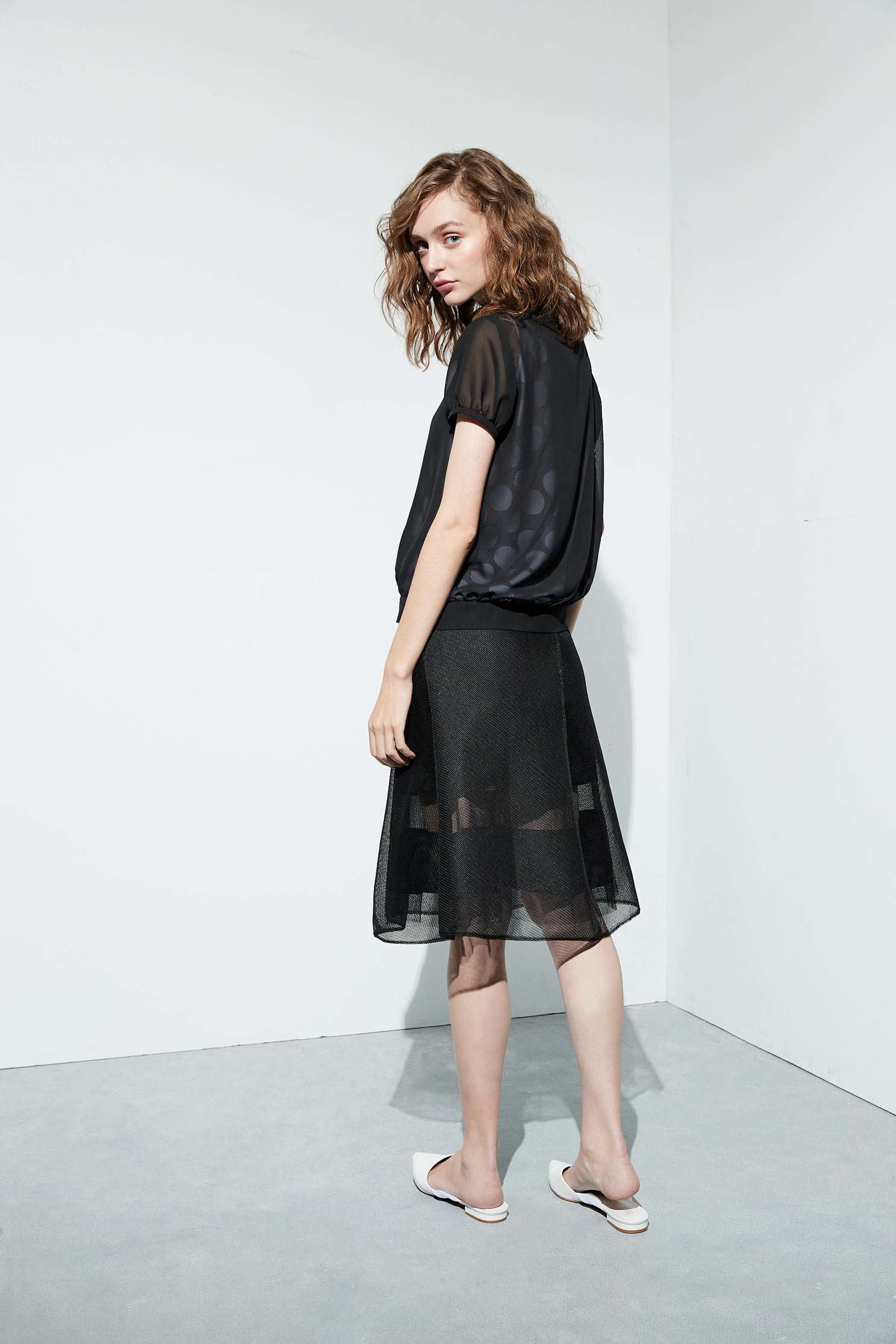 Elegant classic fashion dress,Long Skirt,黑色裙子