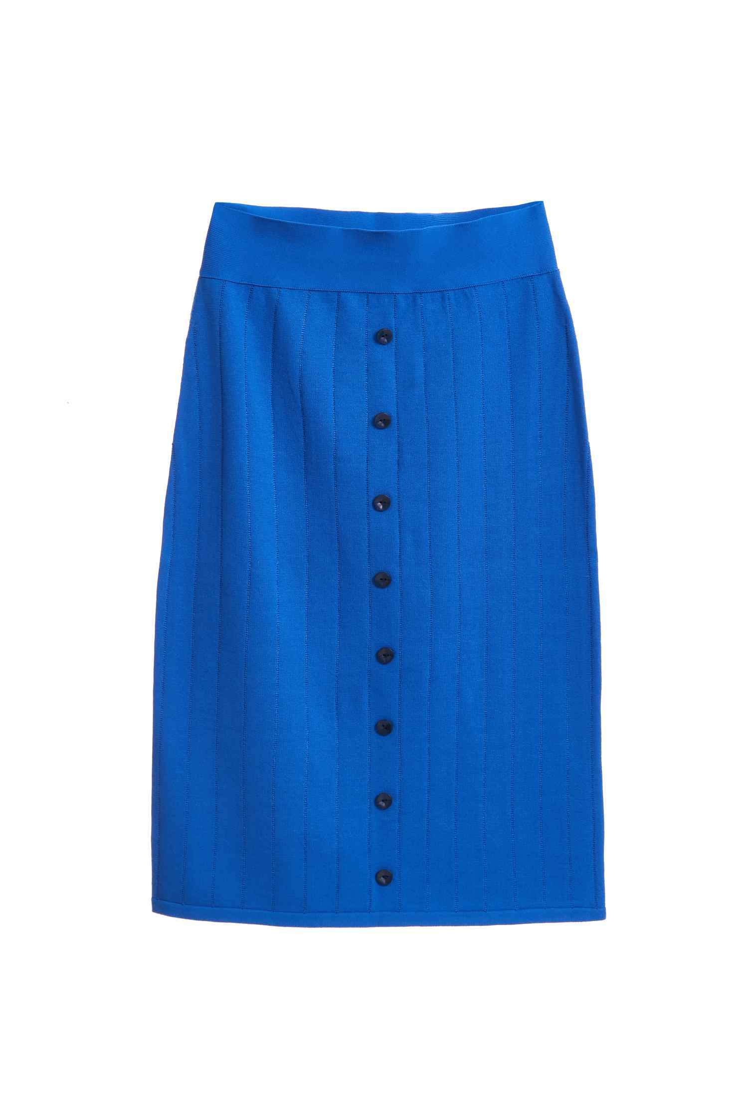 Ribbed classic skirt,knitting,longskirt