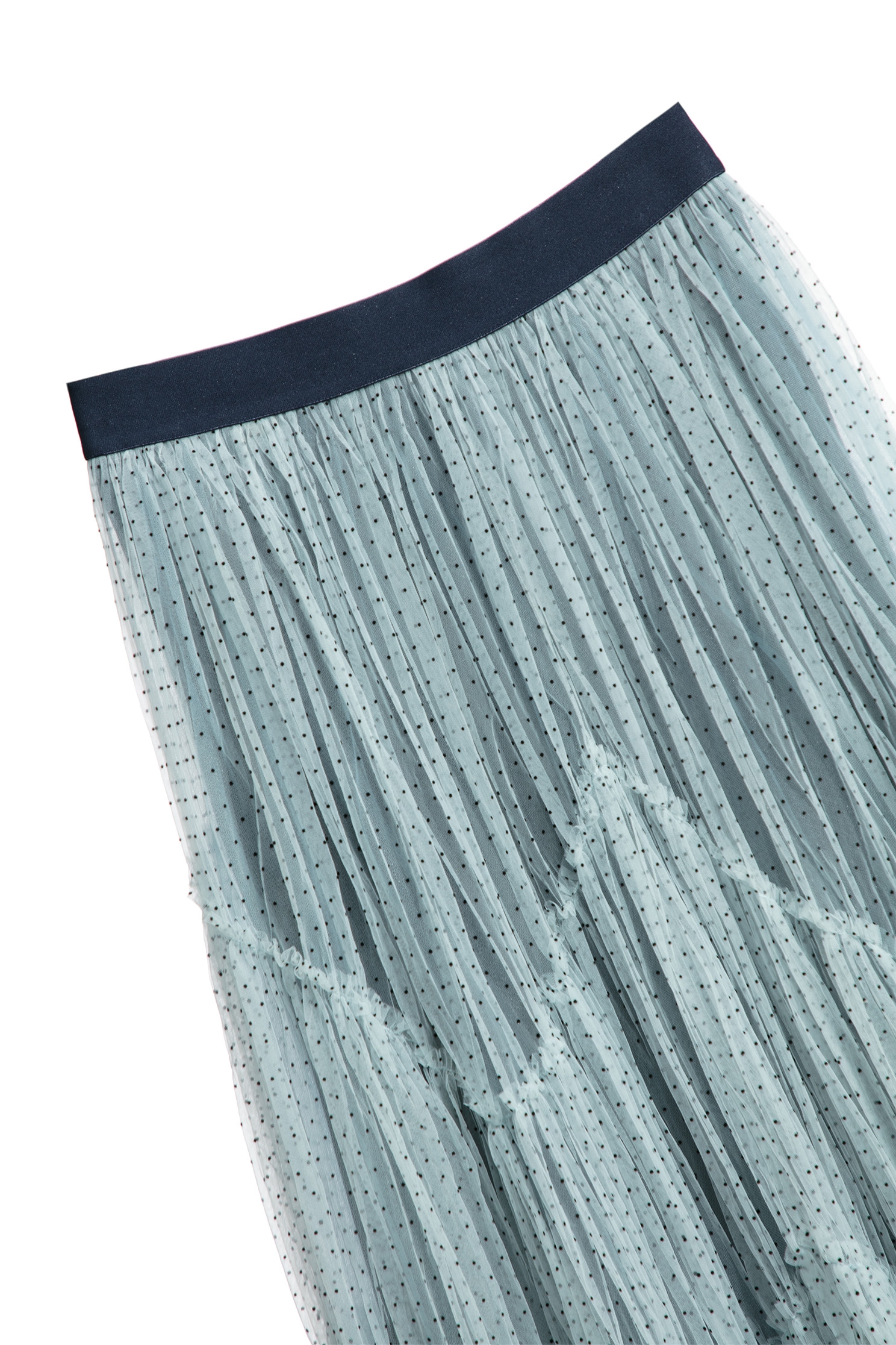 綴點點植絨細網紗長裙綴點點植絨細網紗長裙,人氣商品,春夏穿搭,約會特輯,紗裙,網紗,網裙