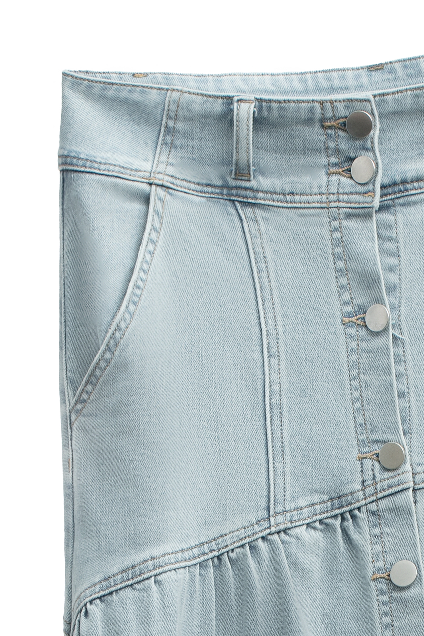 裝飾釦斜切牛仔長裙裝飾釦斜切牛仔長裙,人氣商品,春夏穿搭,牛仔,牛仔裙