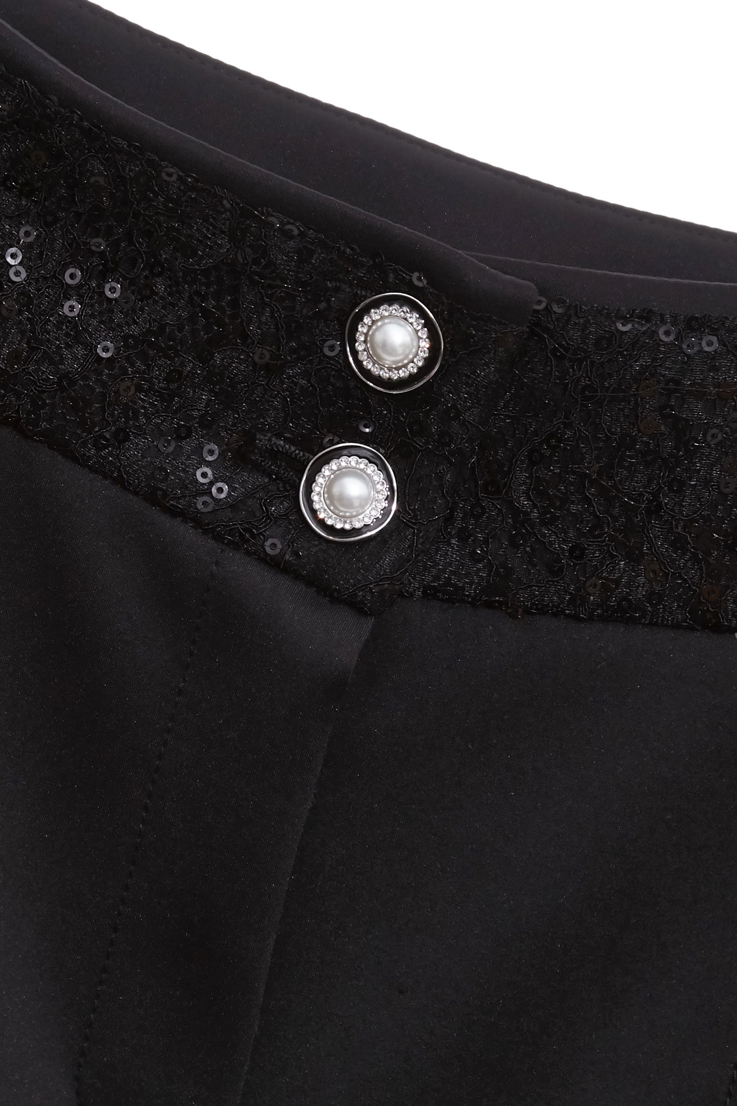 光澤四面彈錐型褲光澤四面彈錐型褲,春夏穿搭,珍珠,褲子,黑色褲子