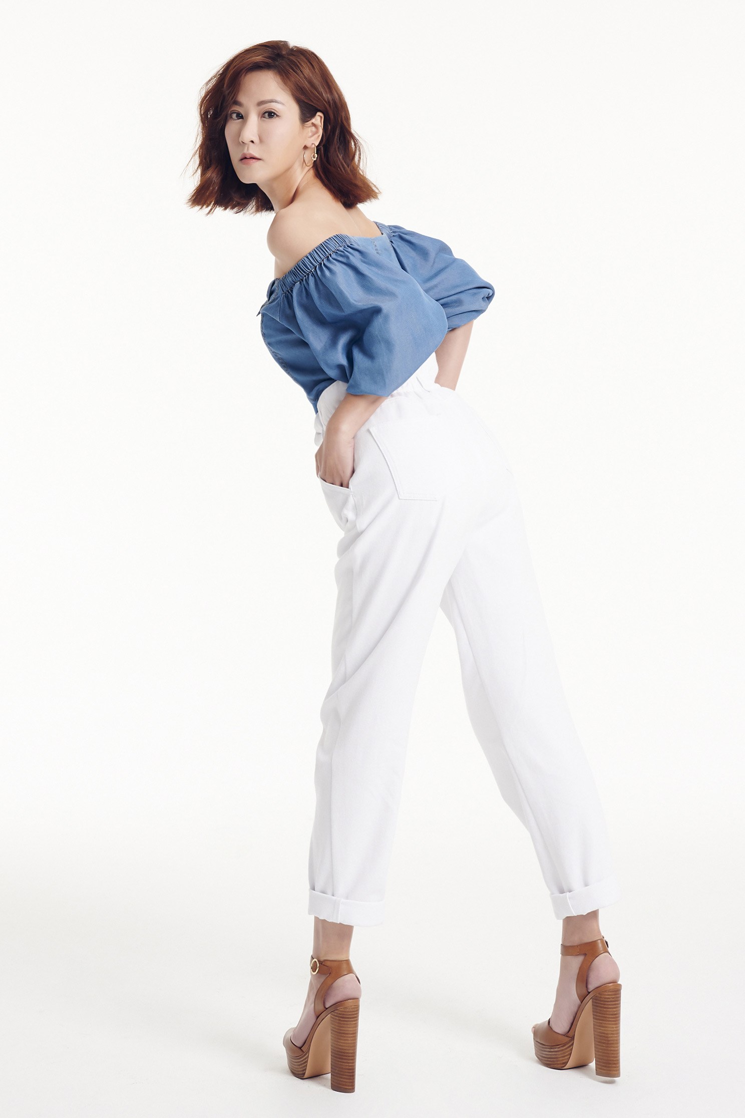 tube ruffle sleeves Vintage Pants set,top,onlinelimitededition,jeans