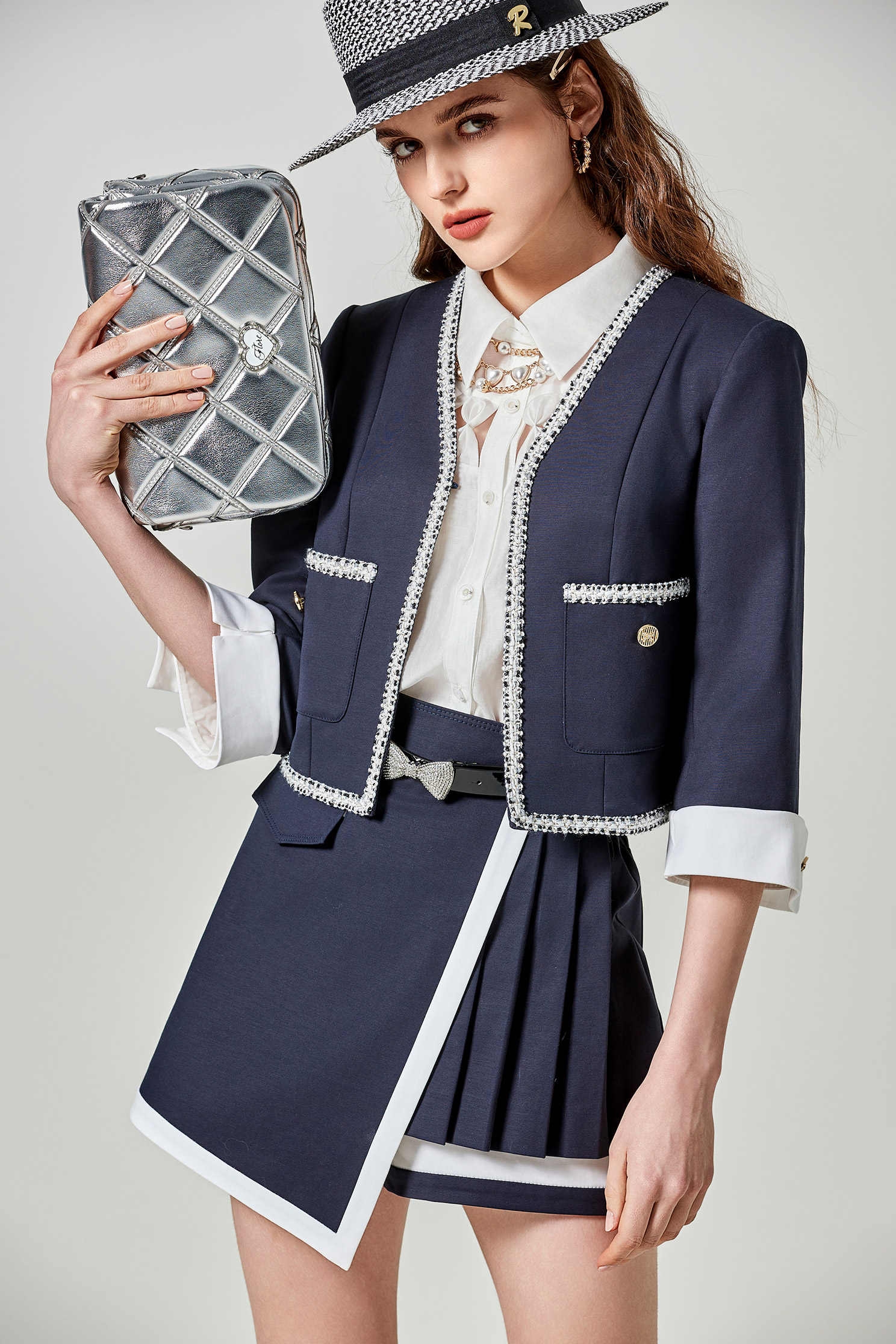 月光海洋色短褲裙月光海洋色短褲裙,春夏穿搭,褲子,褲裙