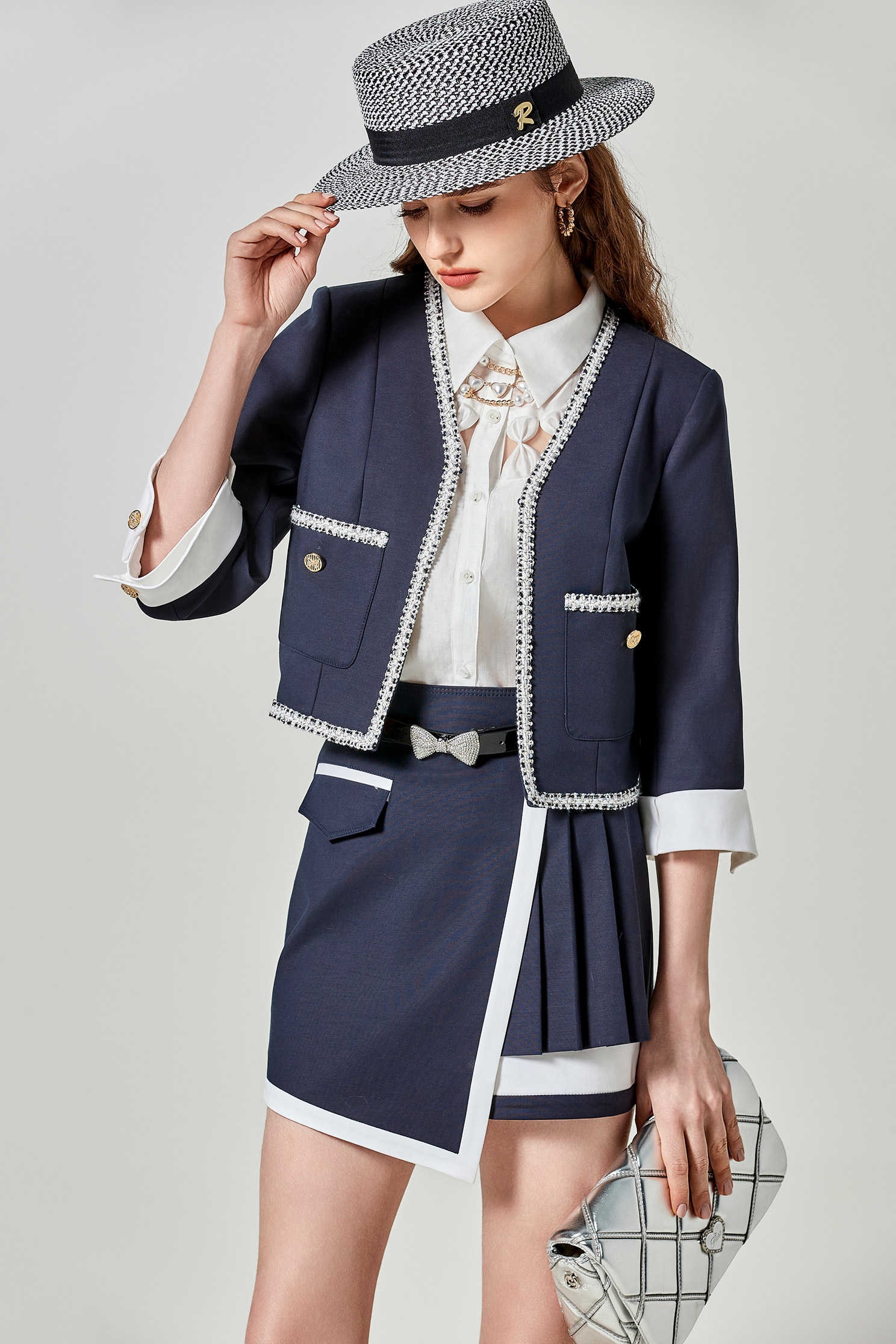 月光海洋色短褲裙月光海洋色短褲裙,春夏穿搭,褲子,褲裙