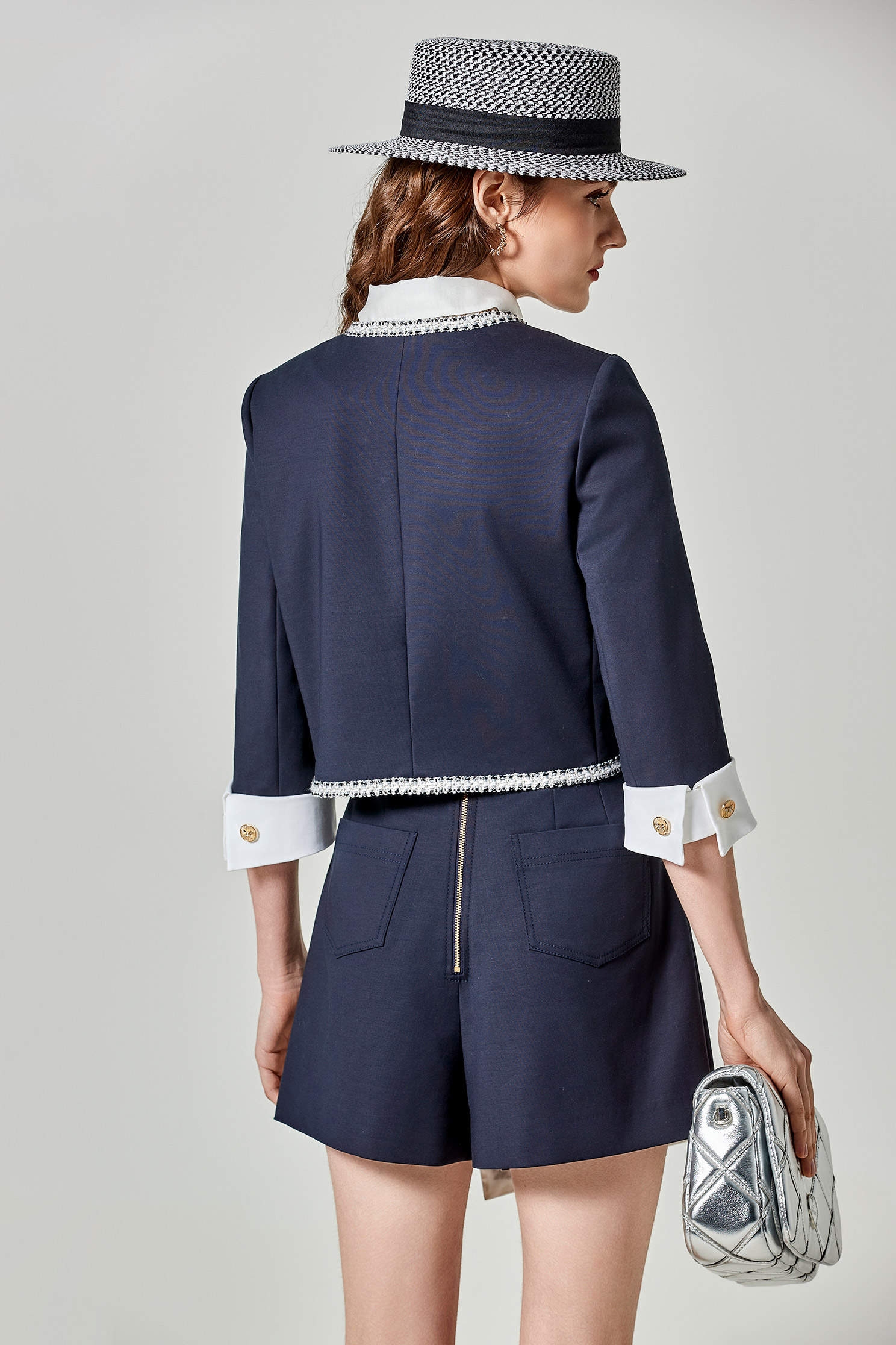 月光海洋色短褲裙月光海洋色短褲裙,春夏穿搭,褲子,褲裙