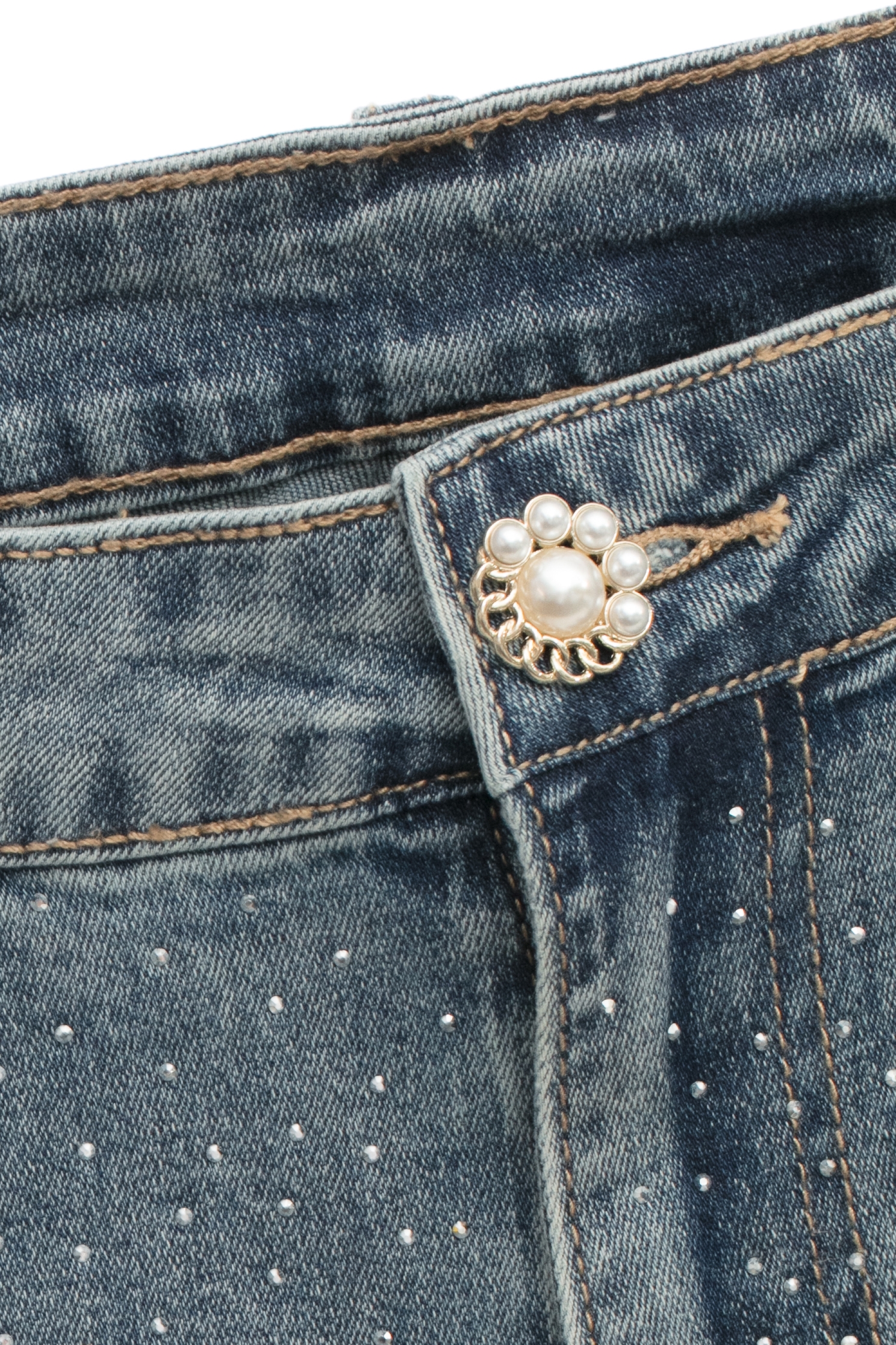 閃亮碎鑽寬腿牛仔褲閃亮碎鑽寬腿牛仔褲,春夏穿搭,牛仔,牛仔褲,牛仔長褲,褲子