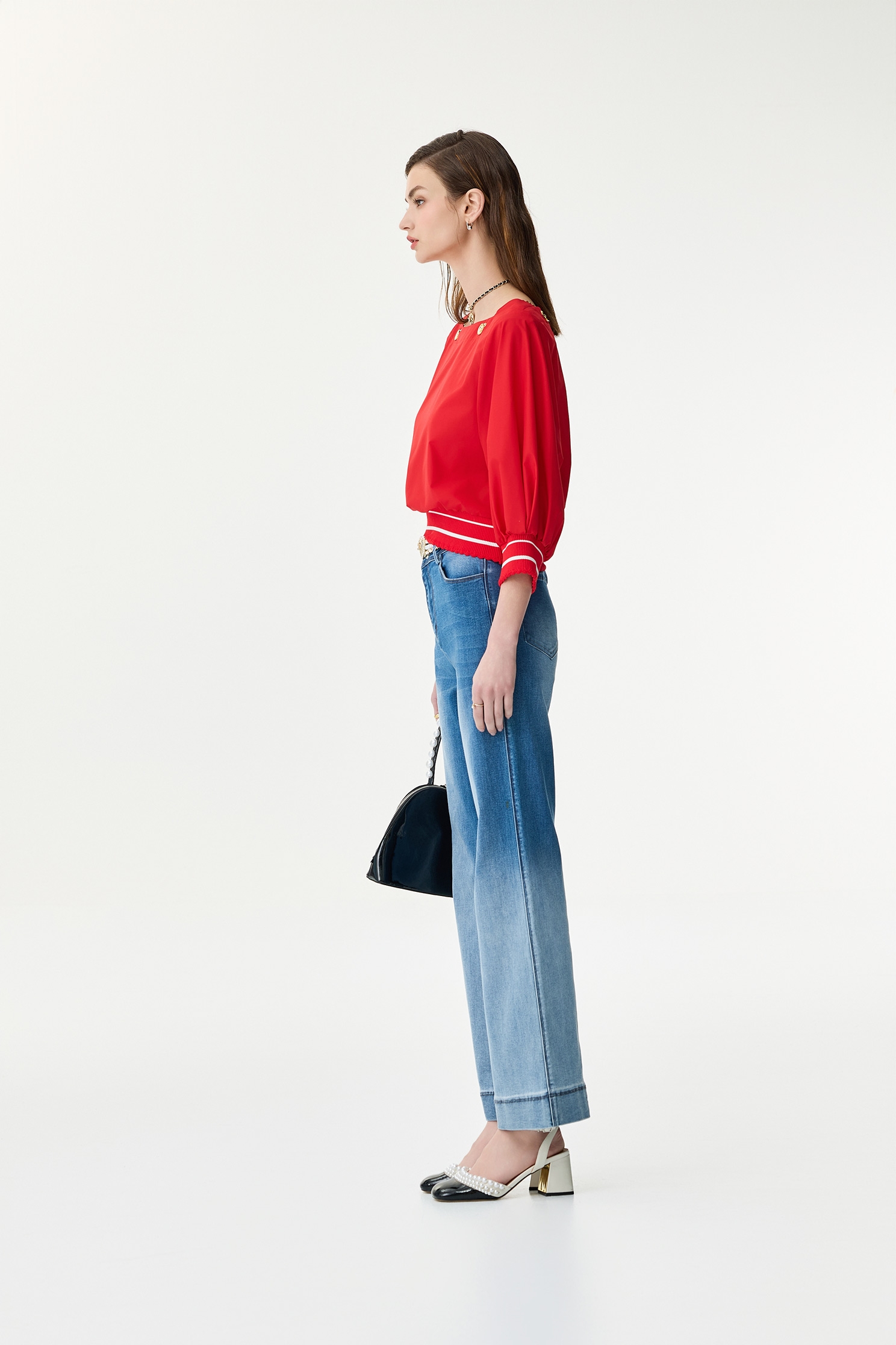 漸層淡白水洗牛仔褲漸層淡白水洗牛仔褲,丹寧,春夏穿搭,牛仔,牛仔褲,約會特輯