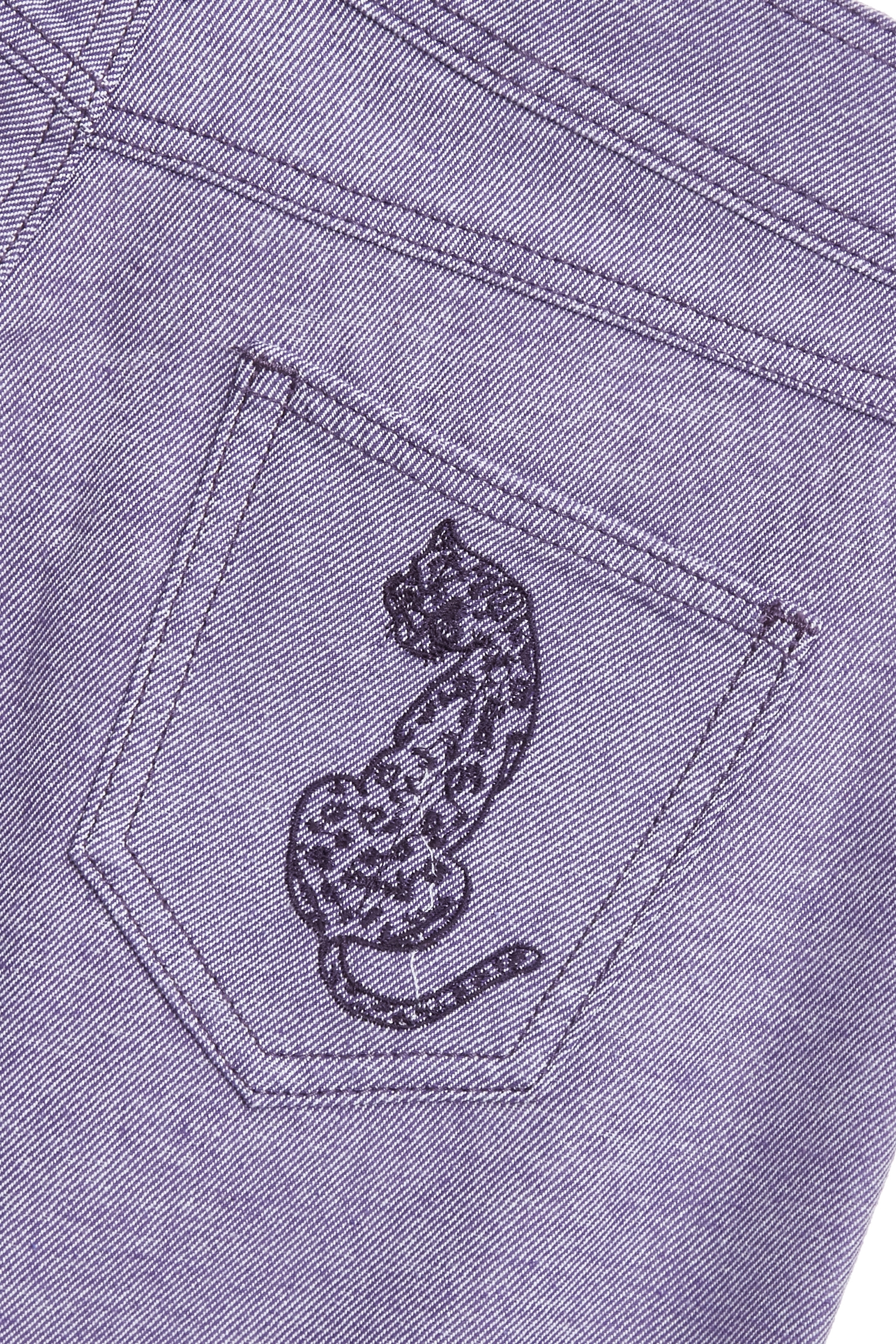 灰調葡萄紫寬腿牛仔褲灰調葡萄紫寬腿牛仔褲,刺繡,春夏穿搭,牛仔,牛仔褲,褲子