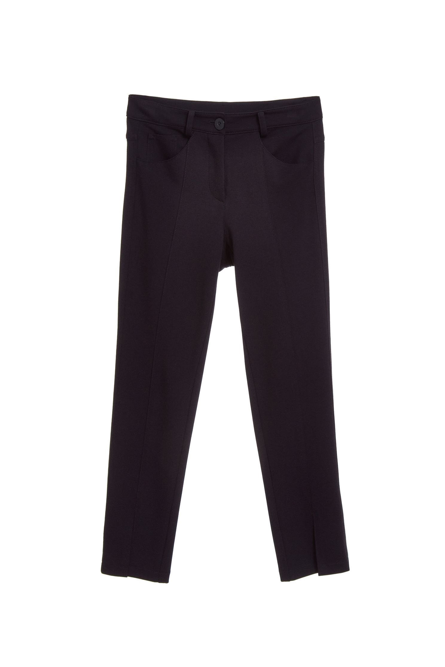 Basic slim classic trousers,Skinny pants,Pants,長褲,Thin pants,Black trousers
