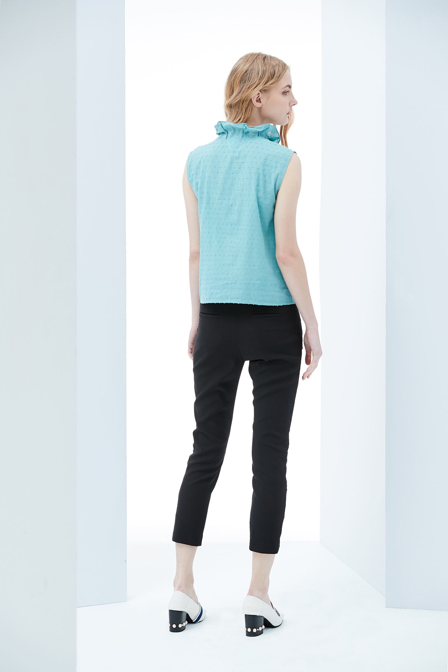 Slim fashion trousers,skinnypants,lace,pants,pants,thinpants,blacktrousers