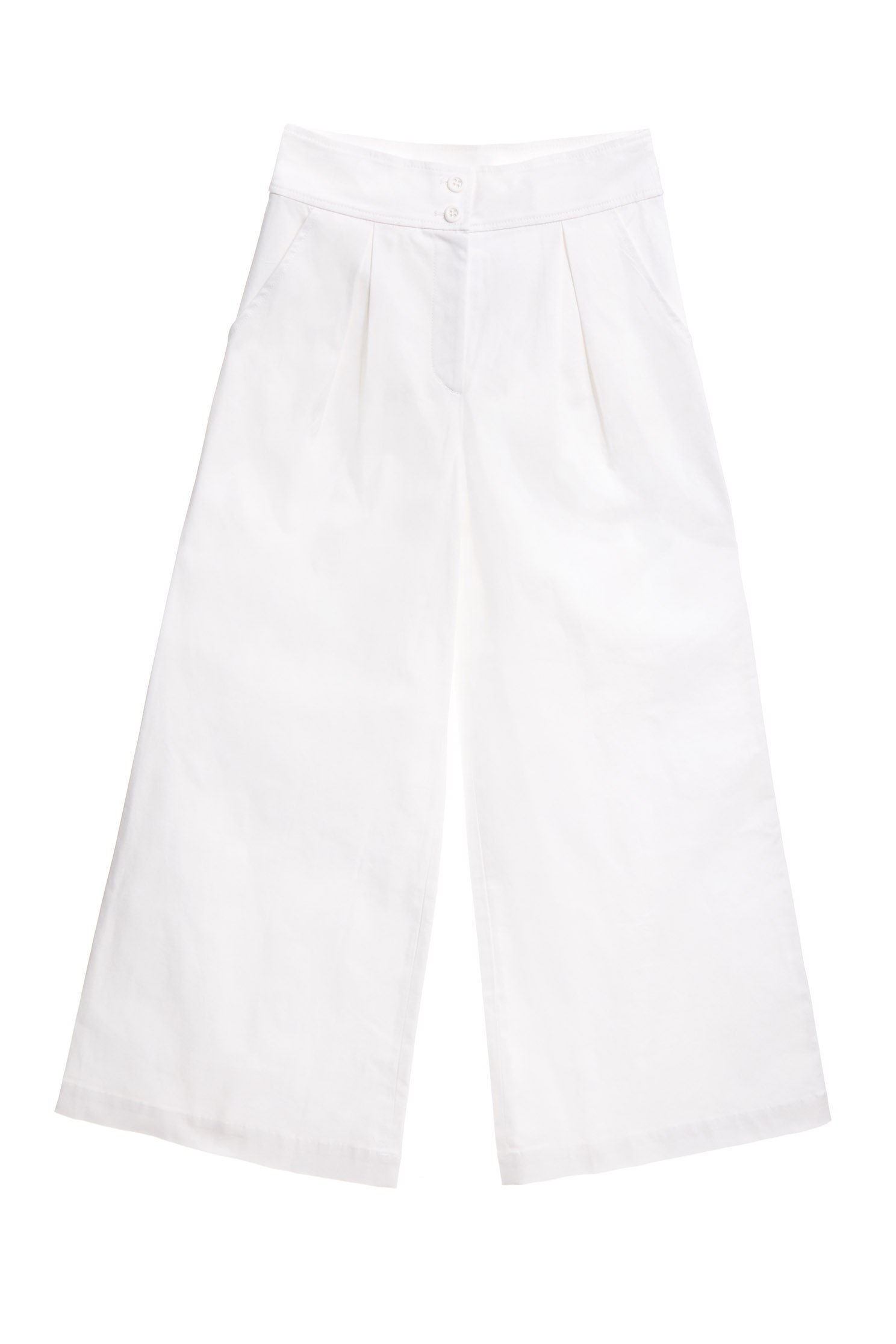 Off-the-shoulder ruffle set (pants),onlinelimitededition,culottespants,pants