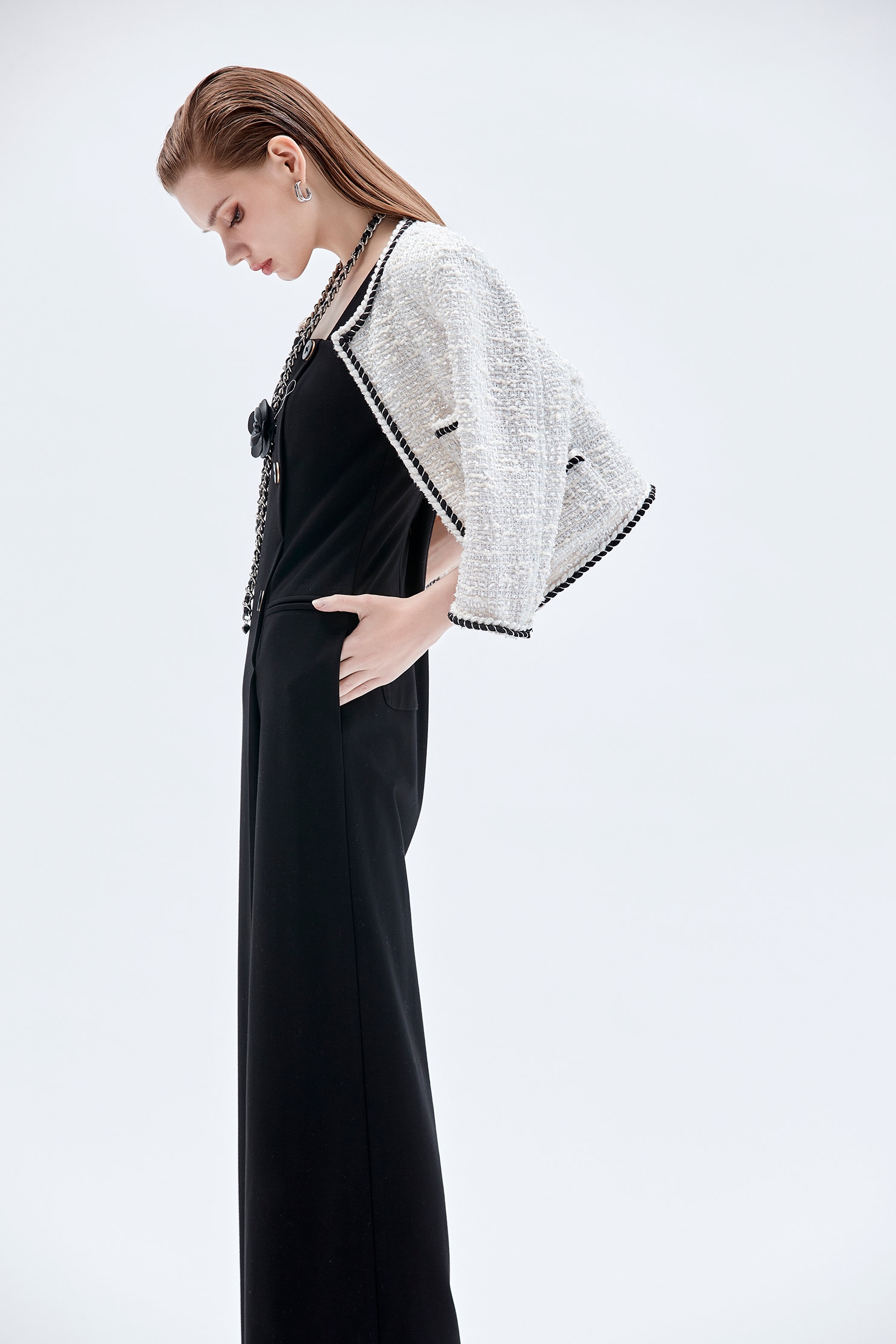 變化裙片式名模連身大寬褲變化裙片式名模連身大寬褲,人氣商品,寬褲,秋冬穿搭,褲子,連身褲