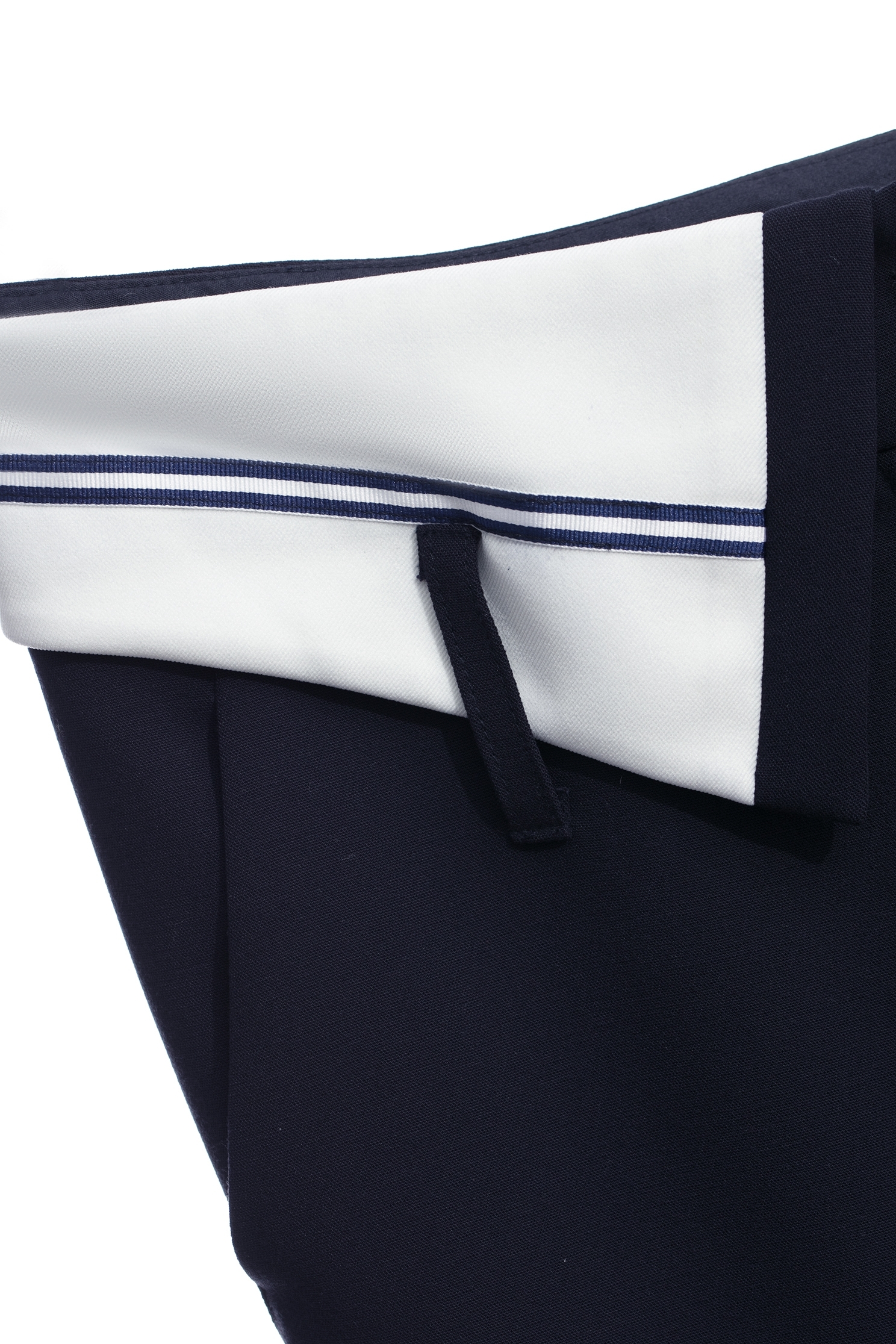 午夜藍配色腰長褲午夜藍配色腰長褲,秋冬穿搭,窄管褲,褲子,西裝褲