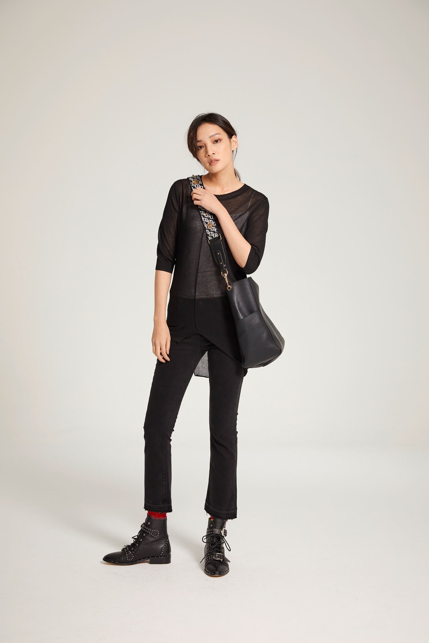 Mid-waist jeans,Tanning,cowboy,Jeans,Women's denim trousers,Fantasy purple,長褲,Thin pants,Black jeans,Black trousers