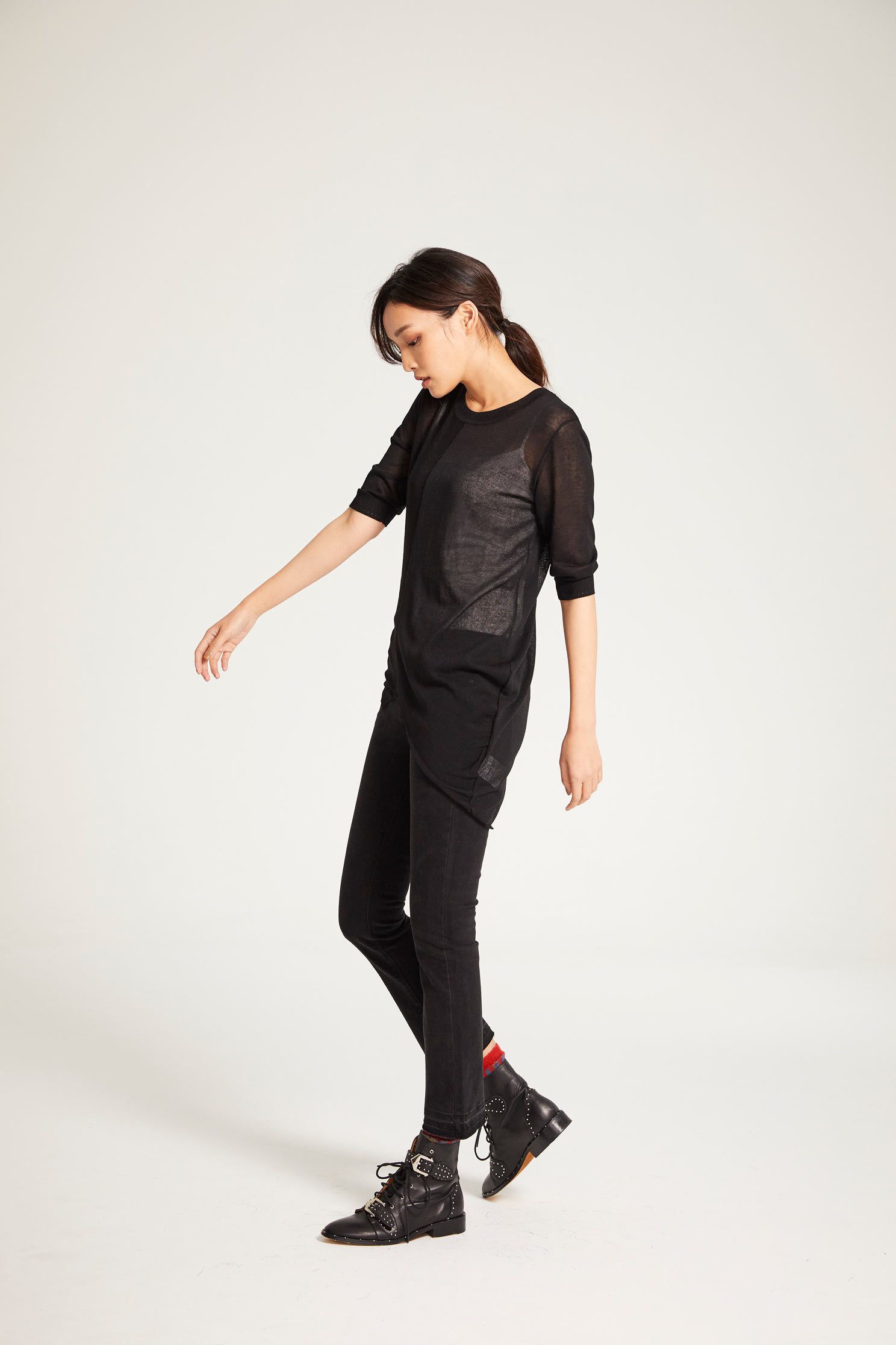 Mid-waist jeans,Tanning,cowboy,Jeans,Women's denim trousers,Fantasy purple,長褲,Thin pants,Black jeans,Black trousers