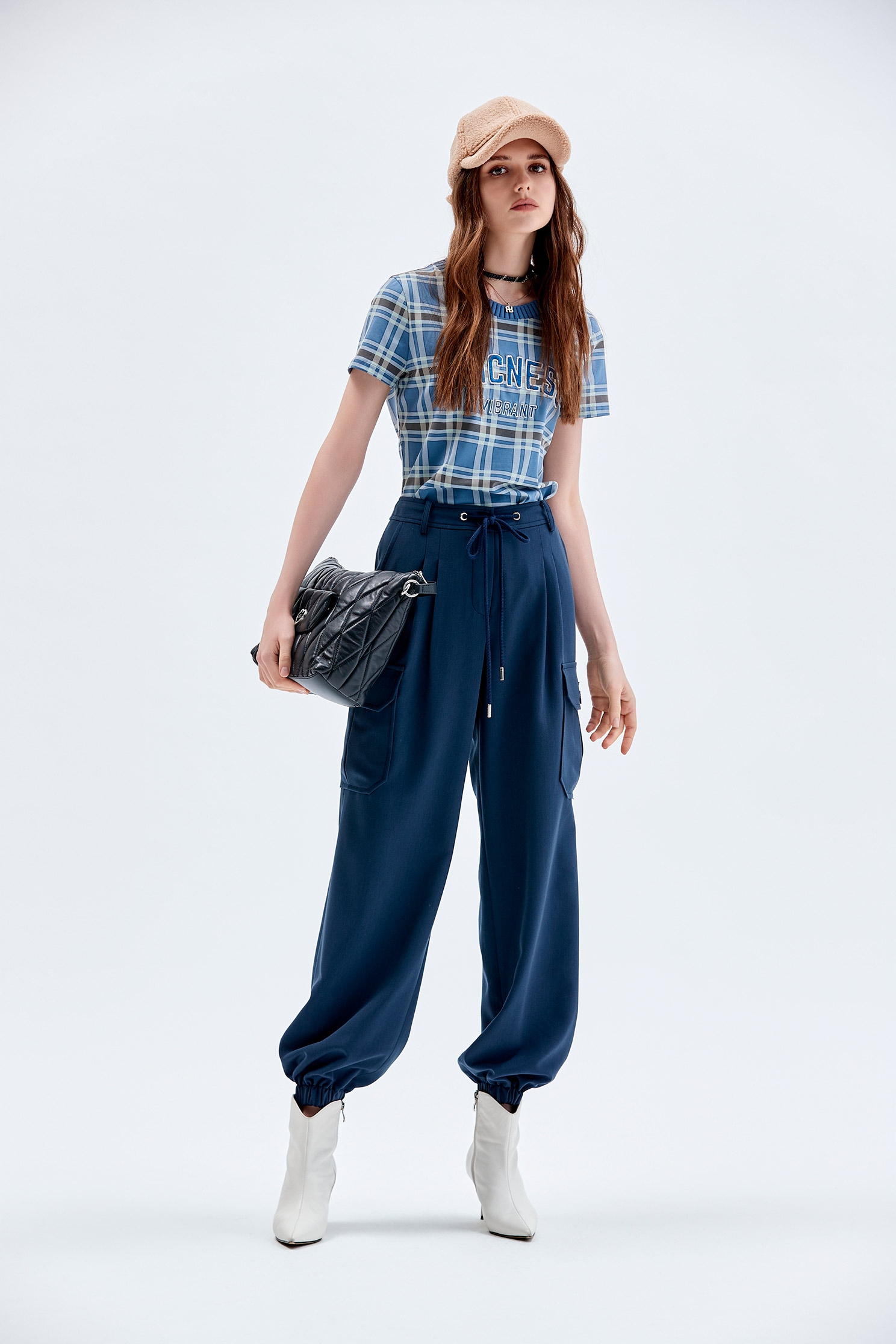 原力藍工裝造型長褲原力藍工裝造型長褲,秋冬穿搭,褲子