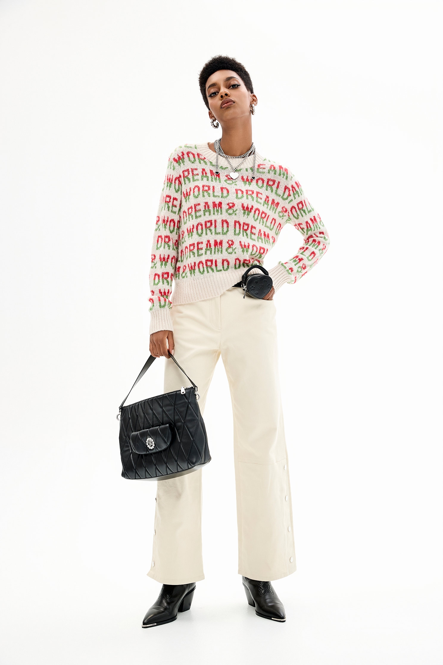 燕麥色偽牛仔長褲燕麥色偽牛仔長褲,寬褲,牛仔,白色褲子,秋冬穿搭,褲子