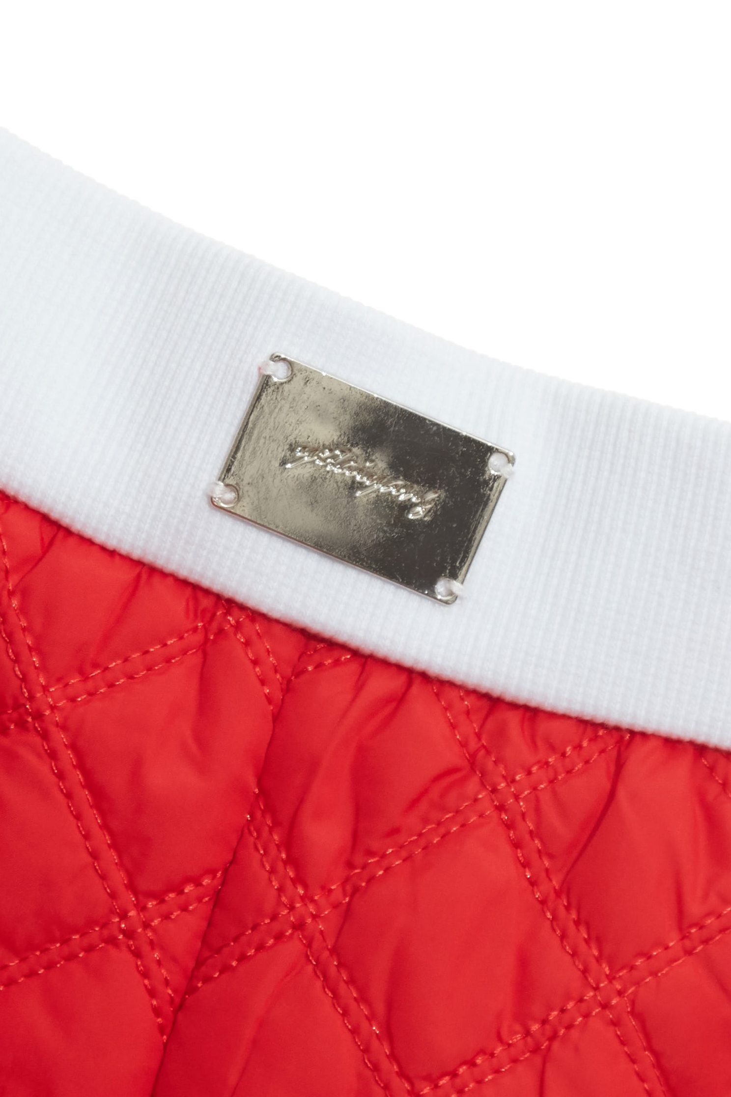 火焰紅鋪棉車格短褲火焰紅鋪棉車格短褲,短褲,秋冬穿搭,褲子