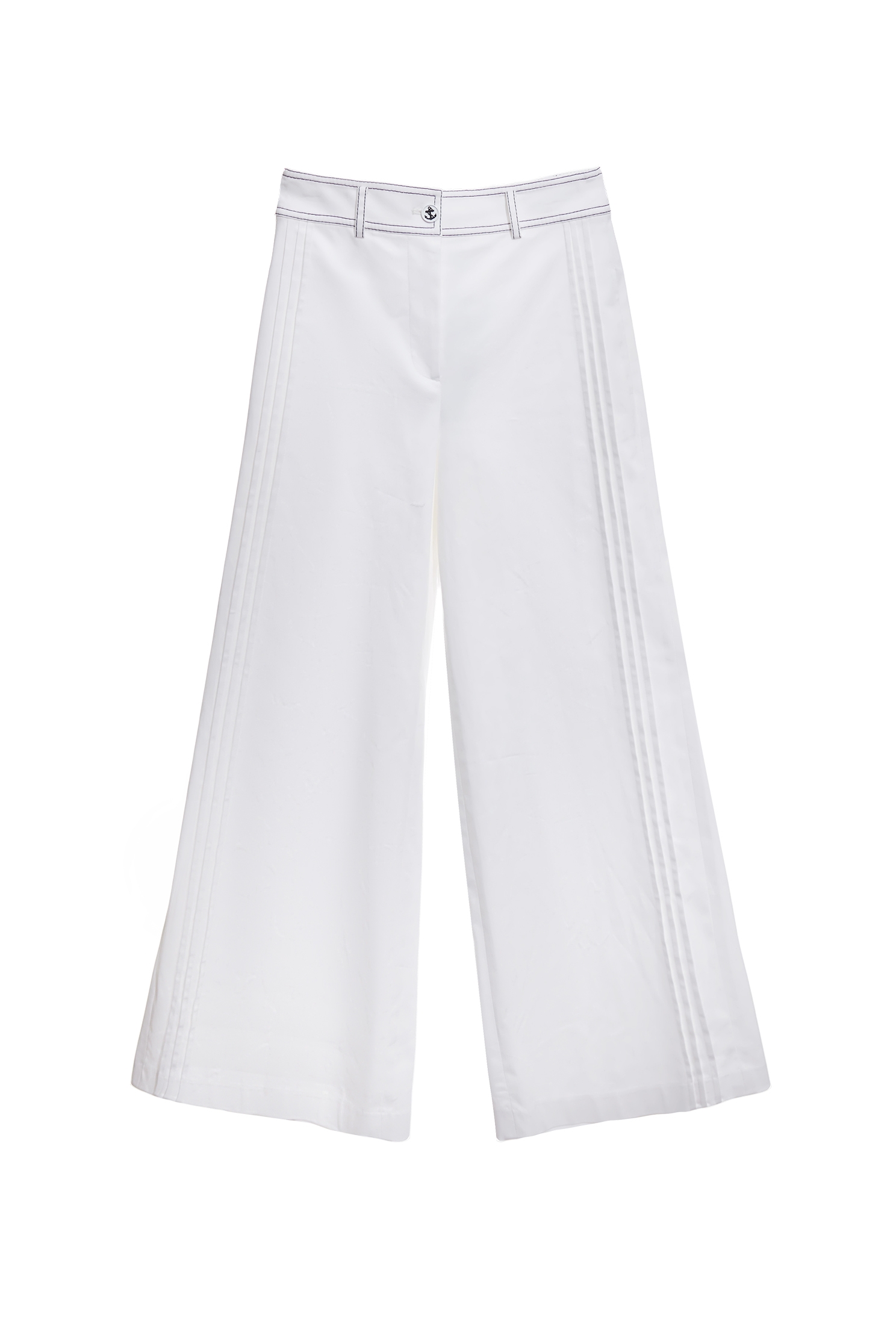 跳色壓線造型闊腿褲跳色壓線造型闊腿褲,上班OL穿搭,人氣商品,寬褲,春夏穿搭,白色褲子,褲子,輕奢度假,輕奢渡假,長褲