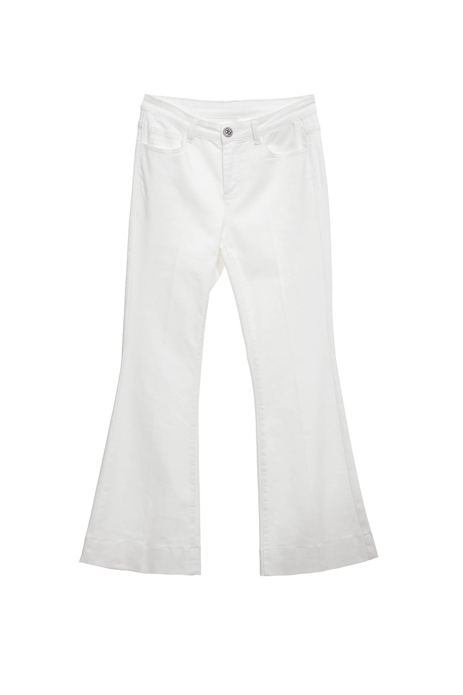 白色修身小喇叭牛仔褲白色修身小喇叭牛仔褲,上班OL穿搭,丹寧,喇叭褲,春夏穿搭,牛仔,牛仔褲,牛仔長褲,白色褲子,白色長褲,約會特輯,褲子,長褲