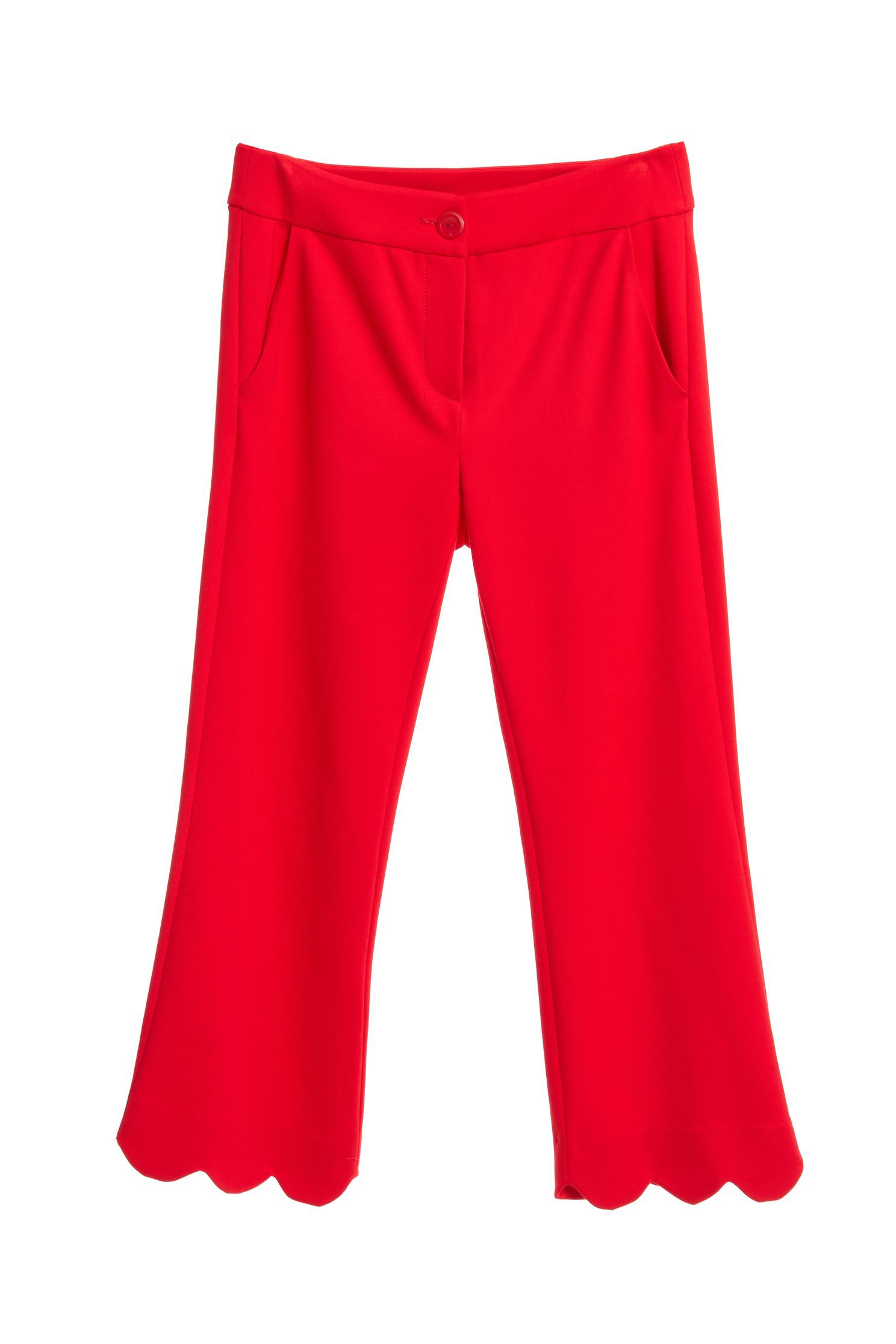 Flared pants,Bell Bottom Jeans,New Year RED,Pants,長褲,Thin pants