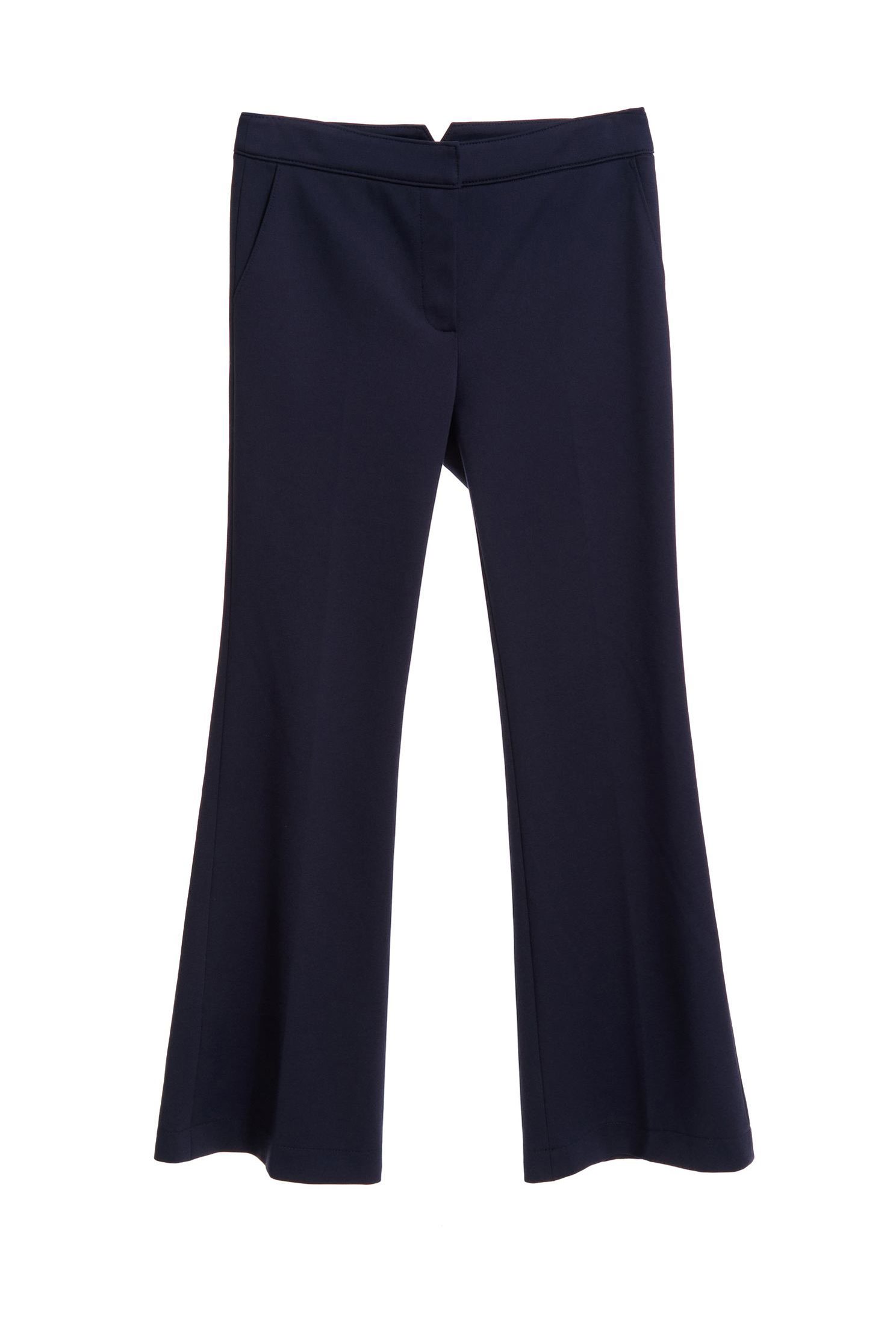 Navy blue twill pants,Bell Bottom Jeans,Pants,長褲,Thin pants