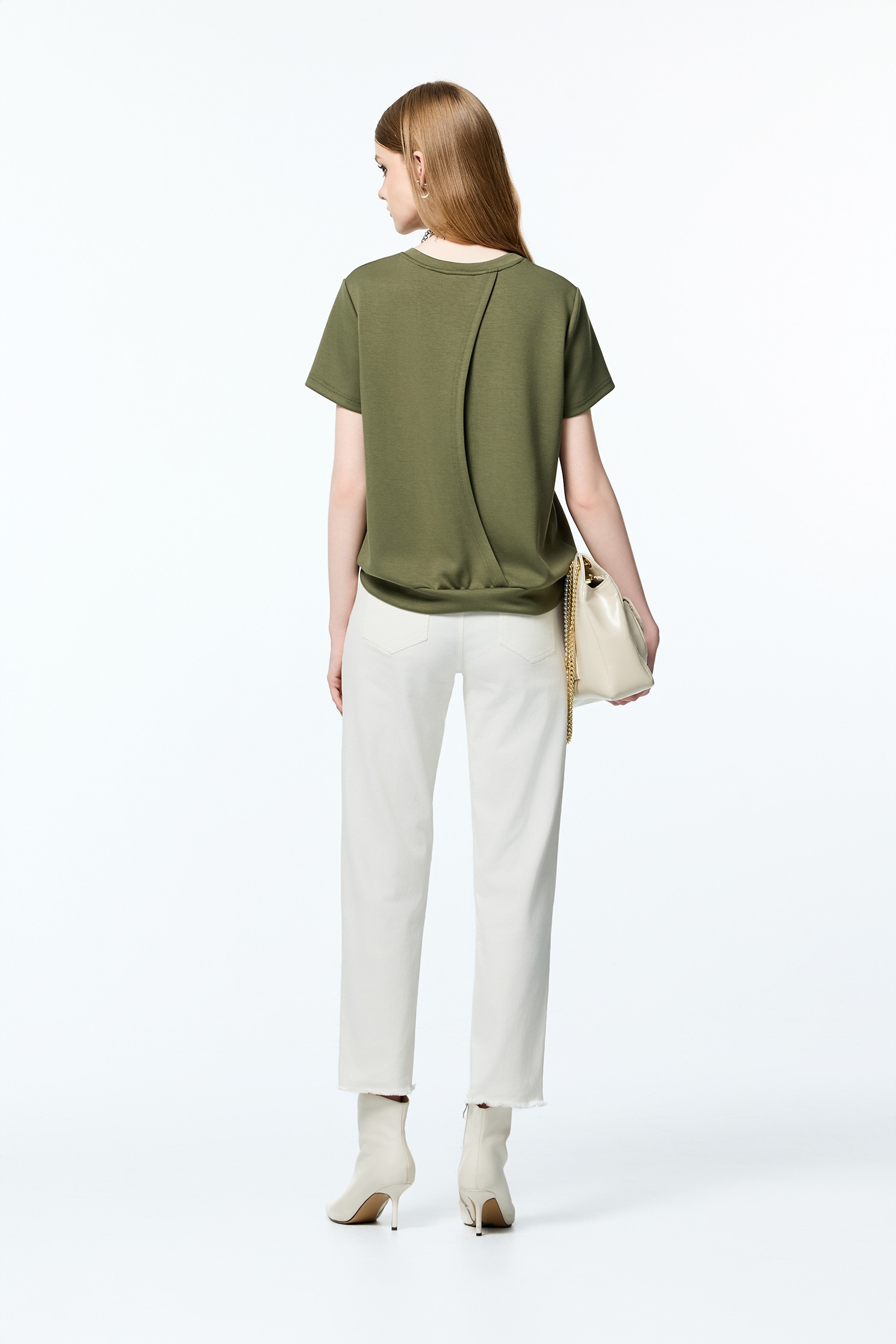 白奎色珍珠口袋牛仔褲白奎色珍珠口袋牛仔褲,上班OL穿搭,丹寧,牛仔,牛仔褲,珍珠,白色褲子,秋冬穿搭,約會特輯,純棉