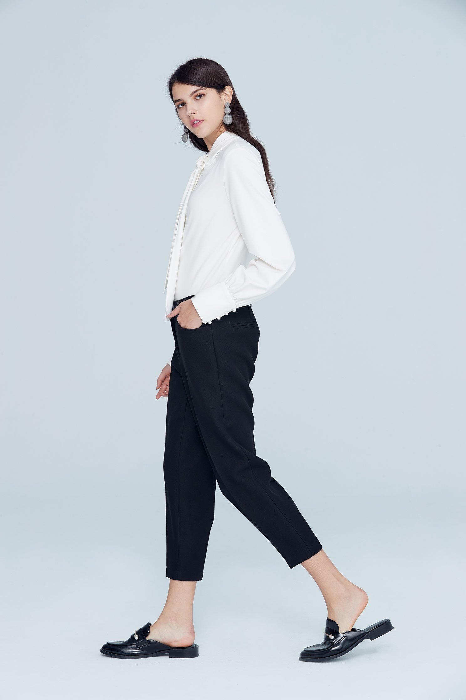 Slim classic pants,skinnypants,pants,pants,thinpants,blacktrousers