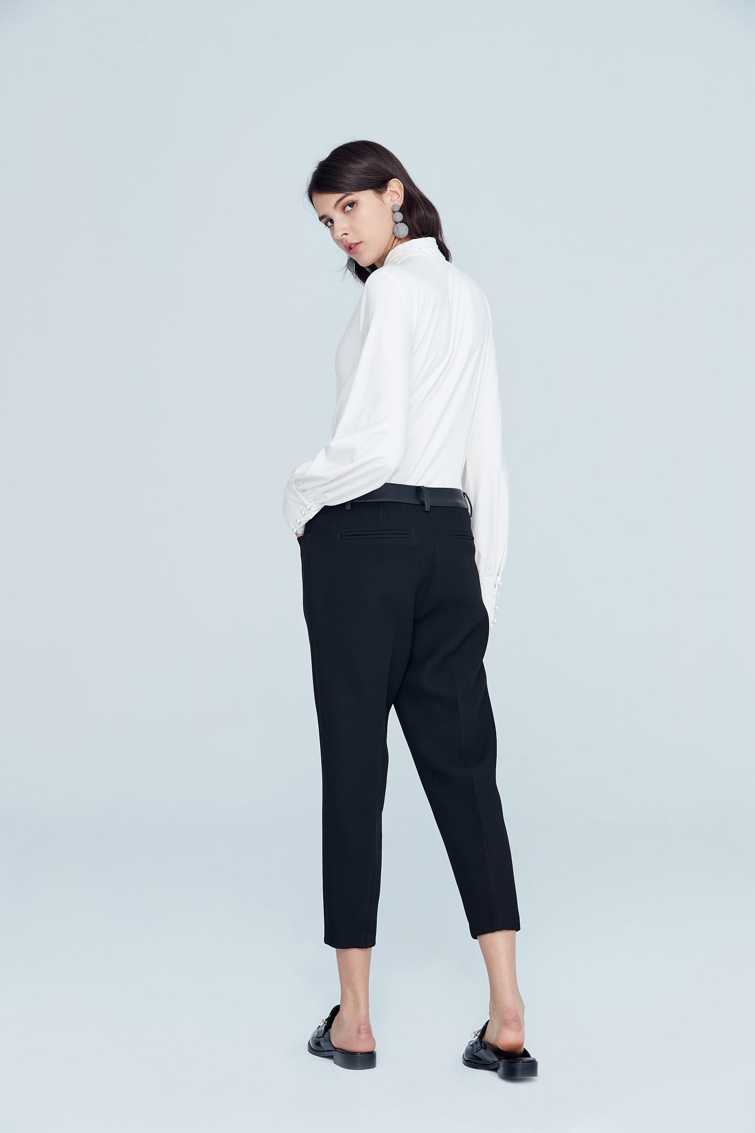Slim classic pants,skinnypants,pants,pants,thinpants,blacktrousers