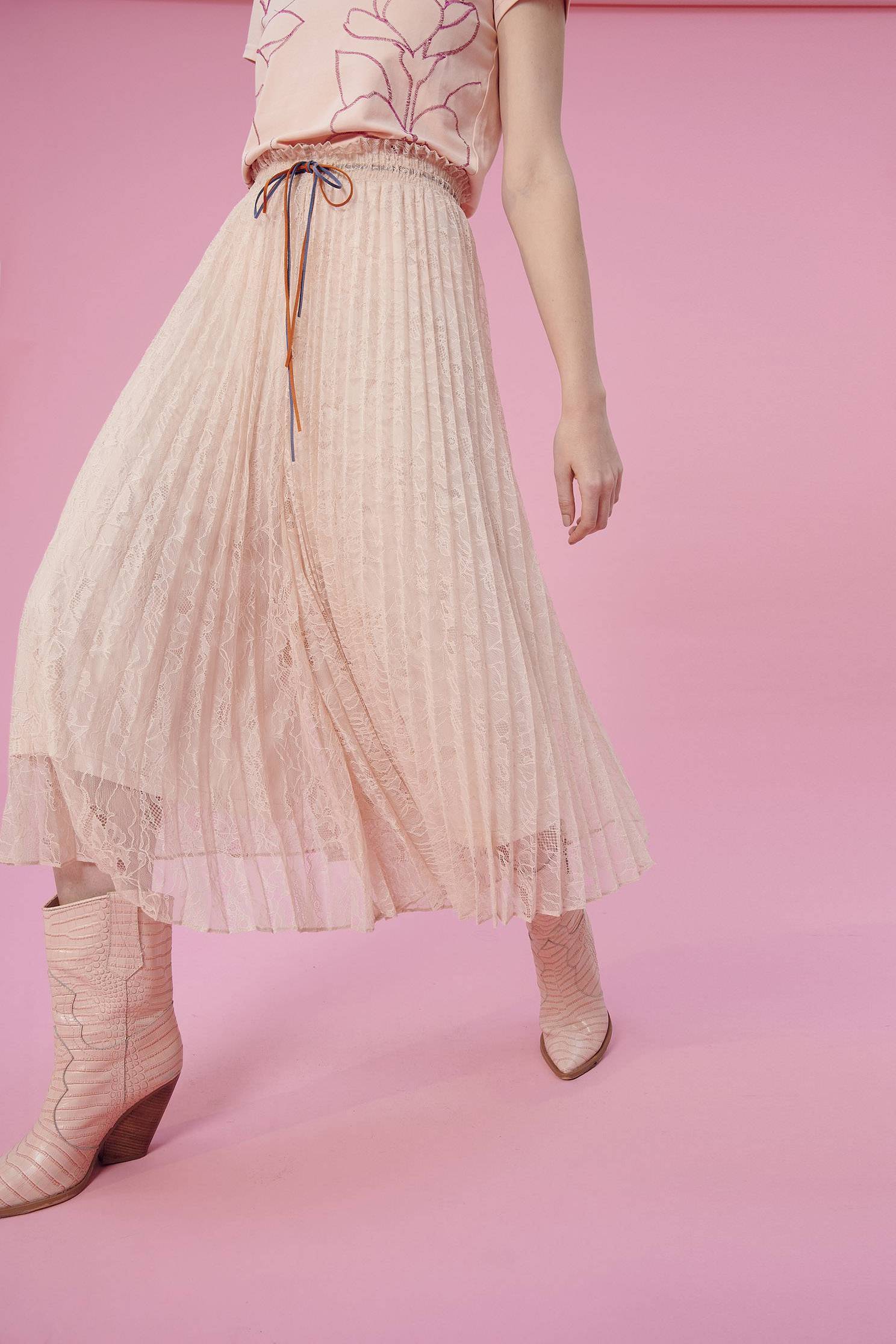 Elegant fashion wide pants,Culottes Pants,i-select,Lace,Pants,Culottes,長褲,Was thin