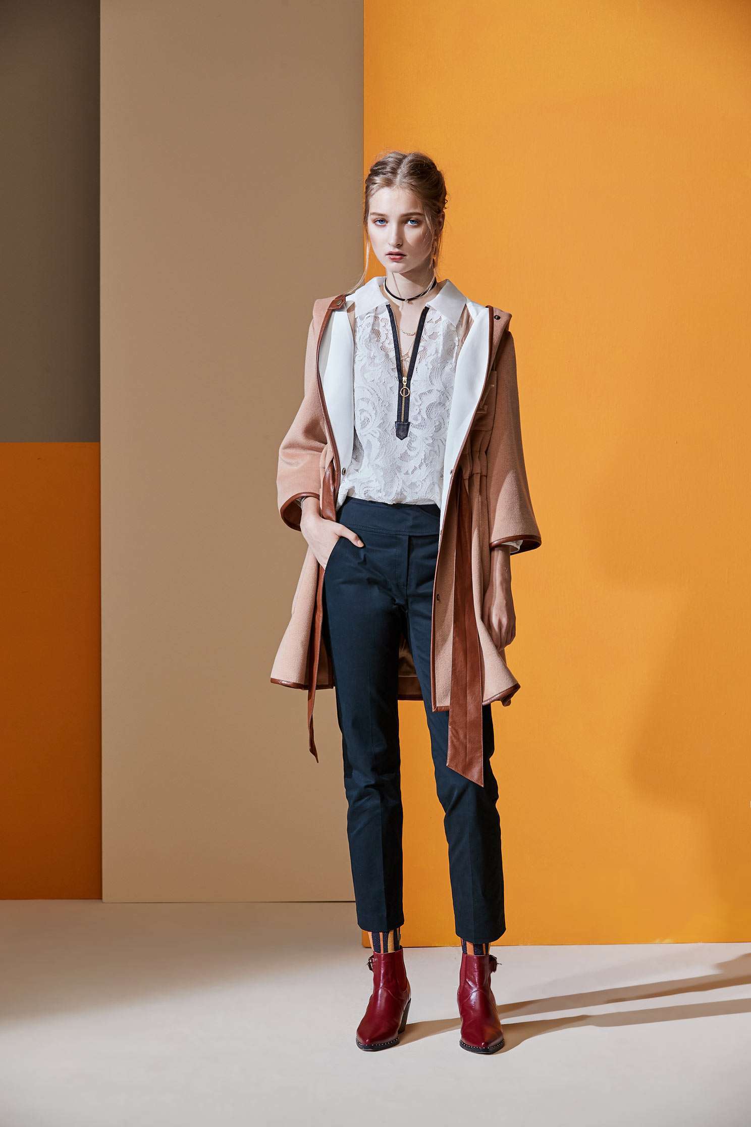 Ink-green narrow cropped pants,skinnypants,pants,pants,thinpants