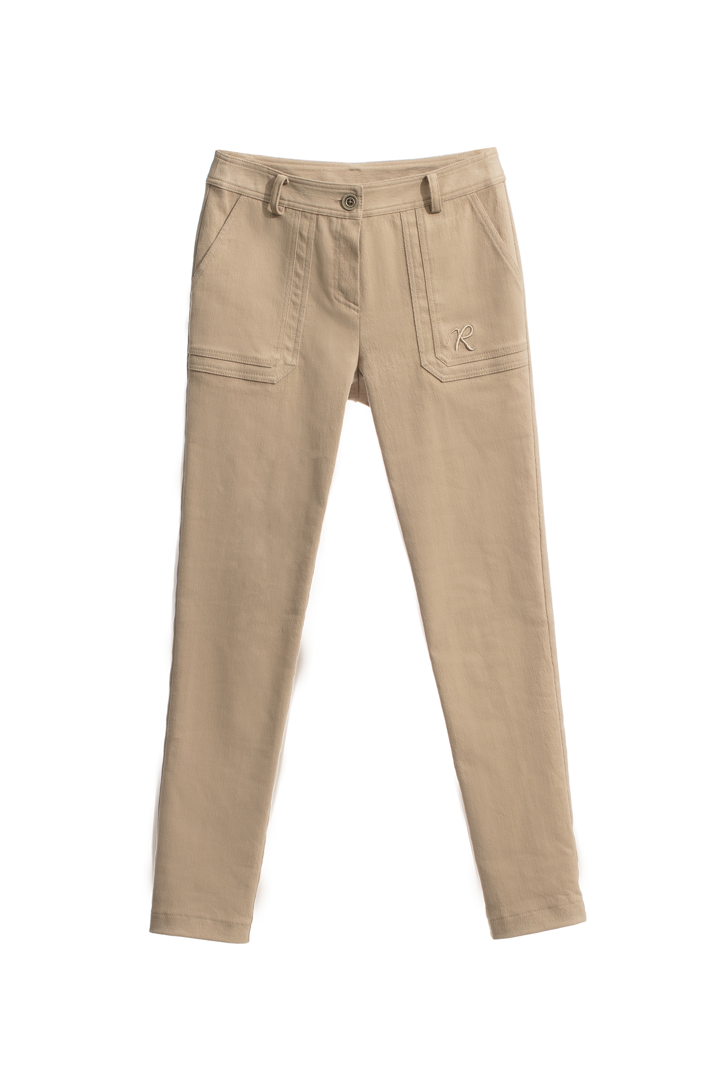 月見草色牛仔長褲月見草色牛仔長褲,牛仔,秋冬穿搭,窄管褲,褲子