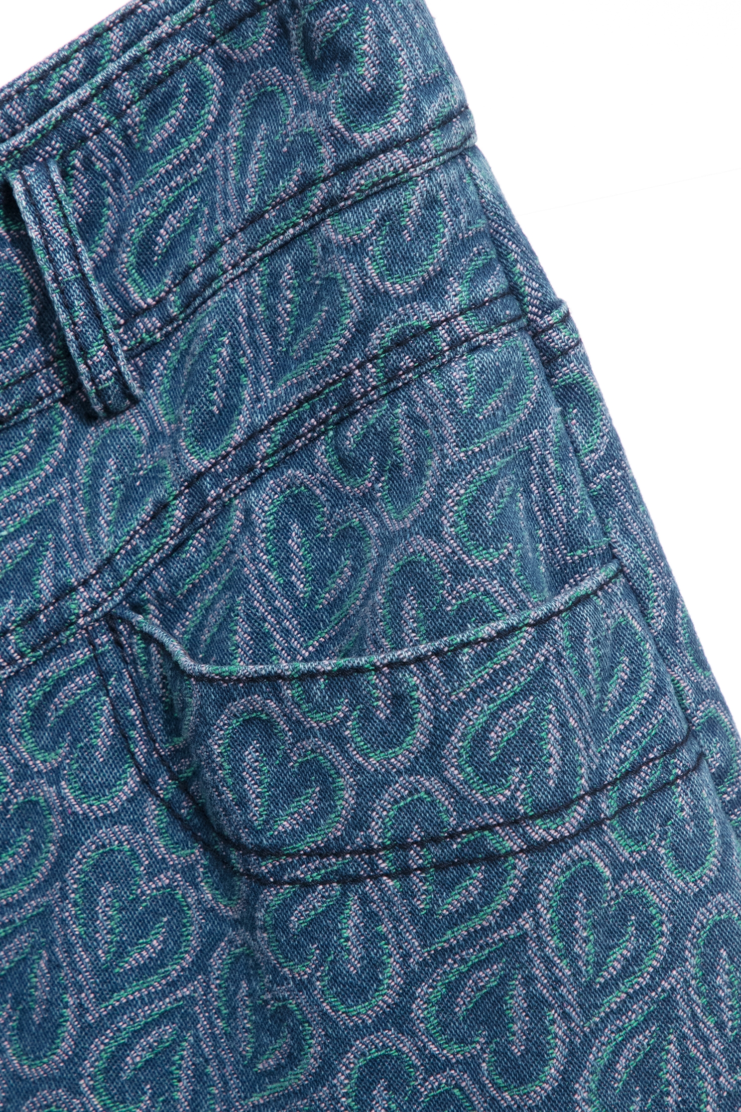 愛心織紋寬腿牛仔長褲愛心織紋寬腿牛仔長褲,牛仔,牛仔褲,秋冬穿搭,褲子