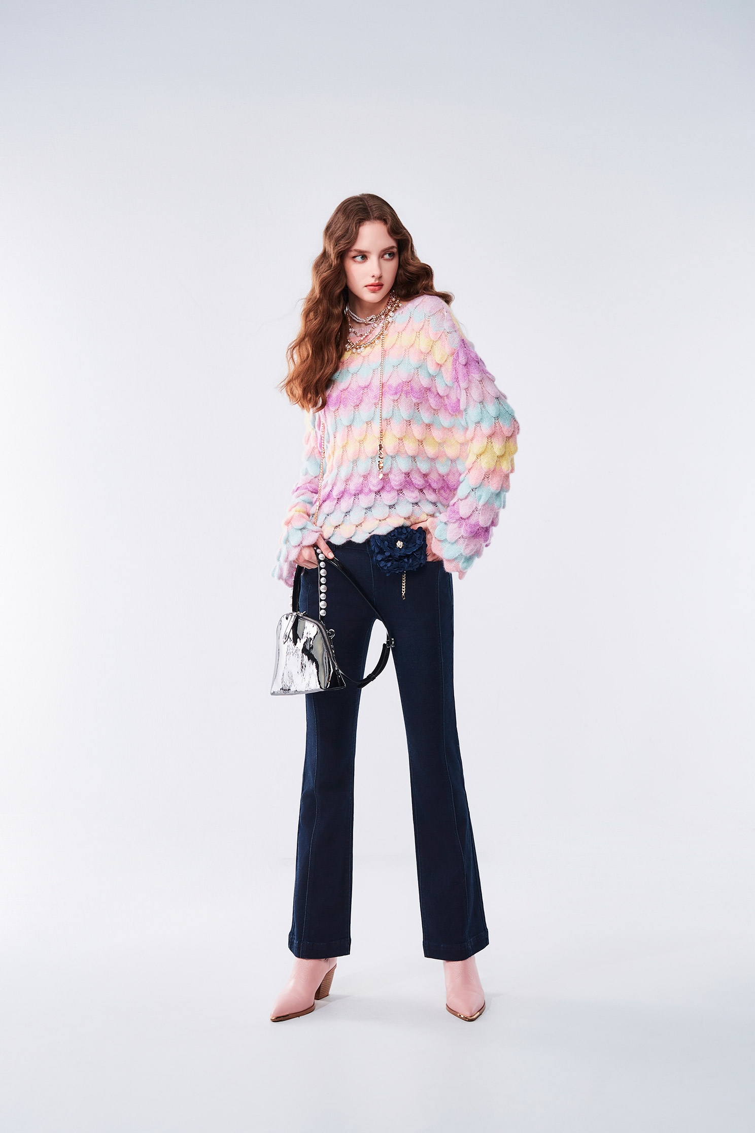 日式紫色光色牛仔喇叭褲日式紫色光色牛仔喇叭褲,人氣商品,牛仔,牛仔褲,秋冬穿搭,褲子