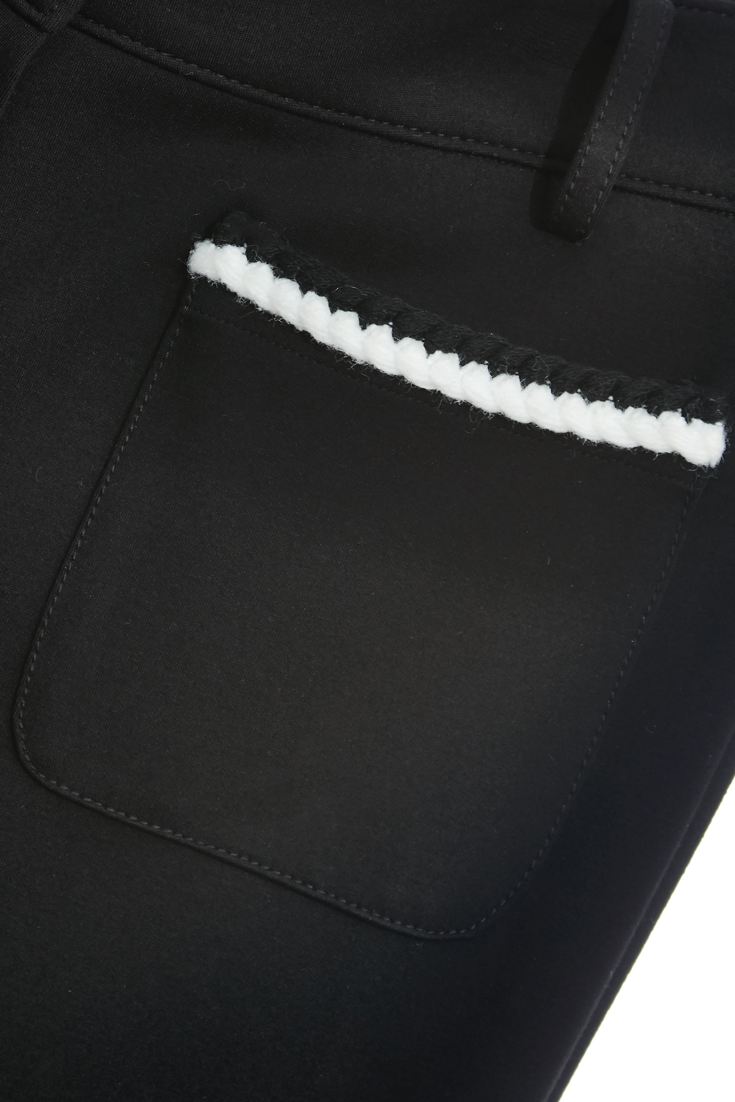 鑲色邊口袋黑長褲鑲色邊口袋黑長褲,寬褲,秋冬穿搭,褲子,黑色褲子