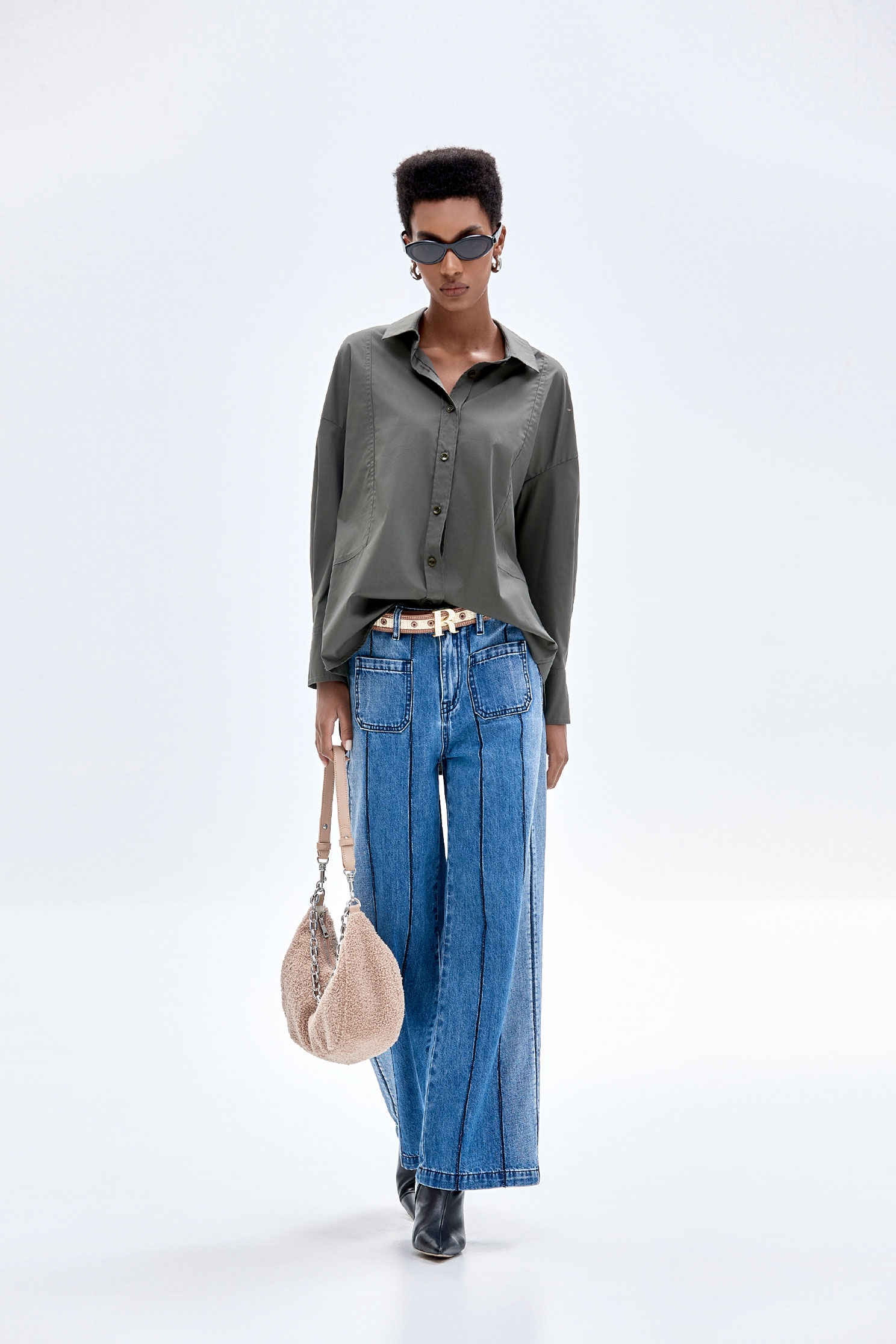 漸層水洗牛仔長褲漸層水洗牛仔長褲,上班OL穿搭,牛仔,牛仔褲,秋冬穿搭,褲子