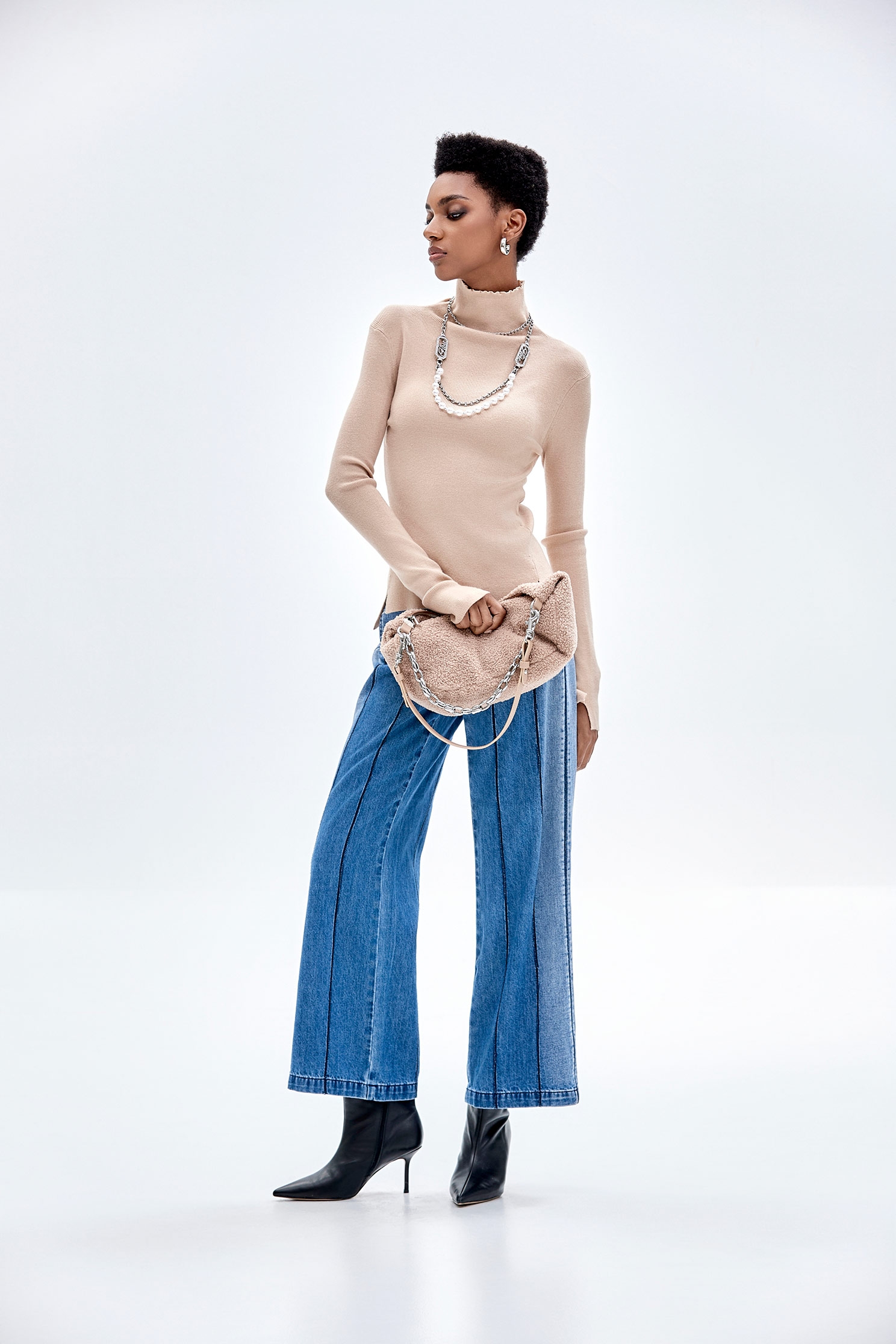 漸層水洗牛仔長褲漸層水洗牛仔長褲,上班OL穿搭,牛仔,牛仔褲,秋冬穿搭,褲子