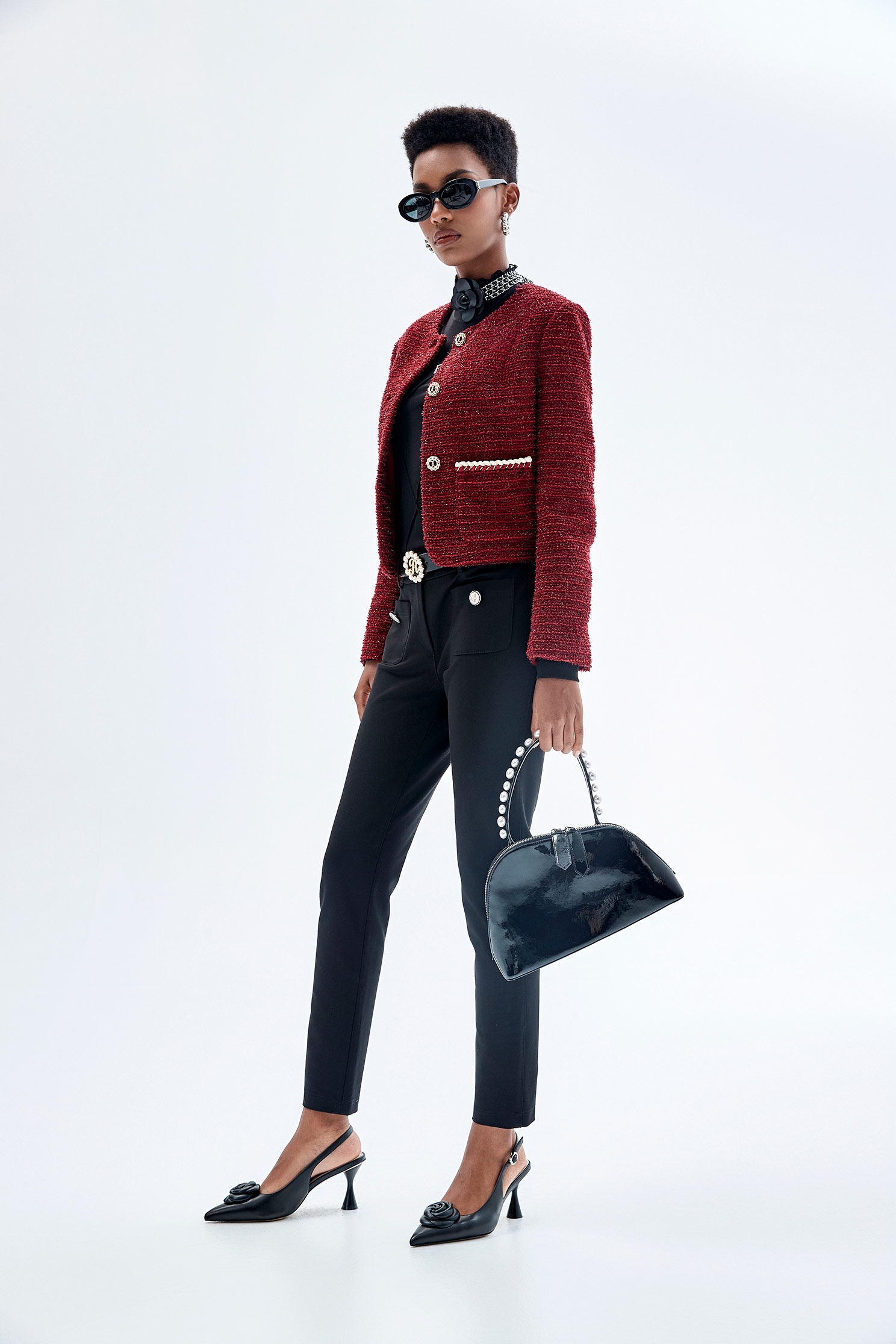 經典羅馬窄管長褲經典羅馬窄管長褲,春夏穿搭,窄管褲,褲子,黑色褲子