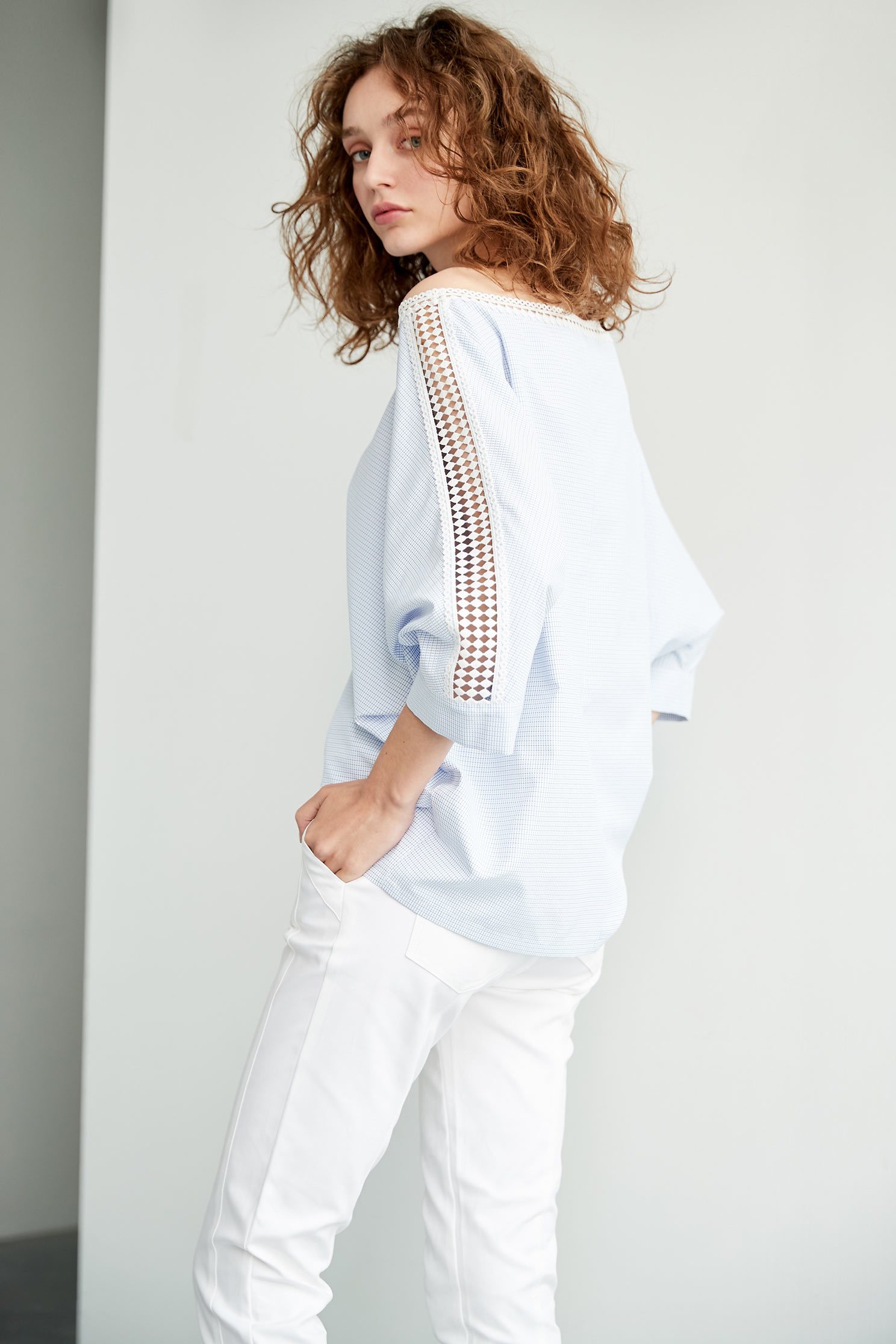Plain slim pants,白色褲子,白色長褲,Skinny pants,Pants,長褲