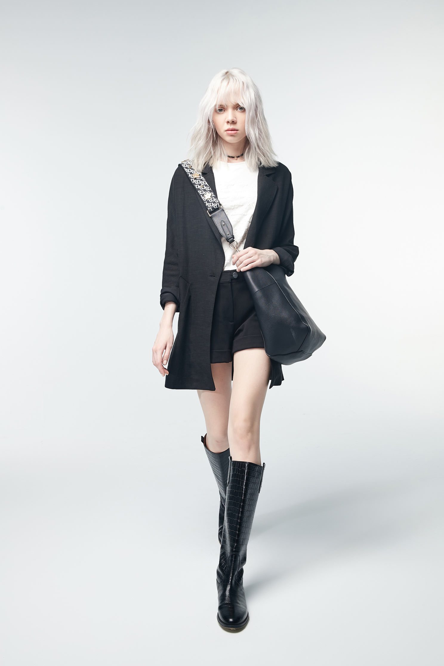 Plain face anti-pleated shorts,shorts,pants,trousers,blackpants