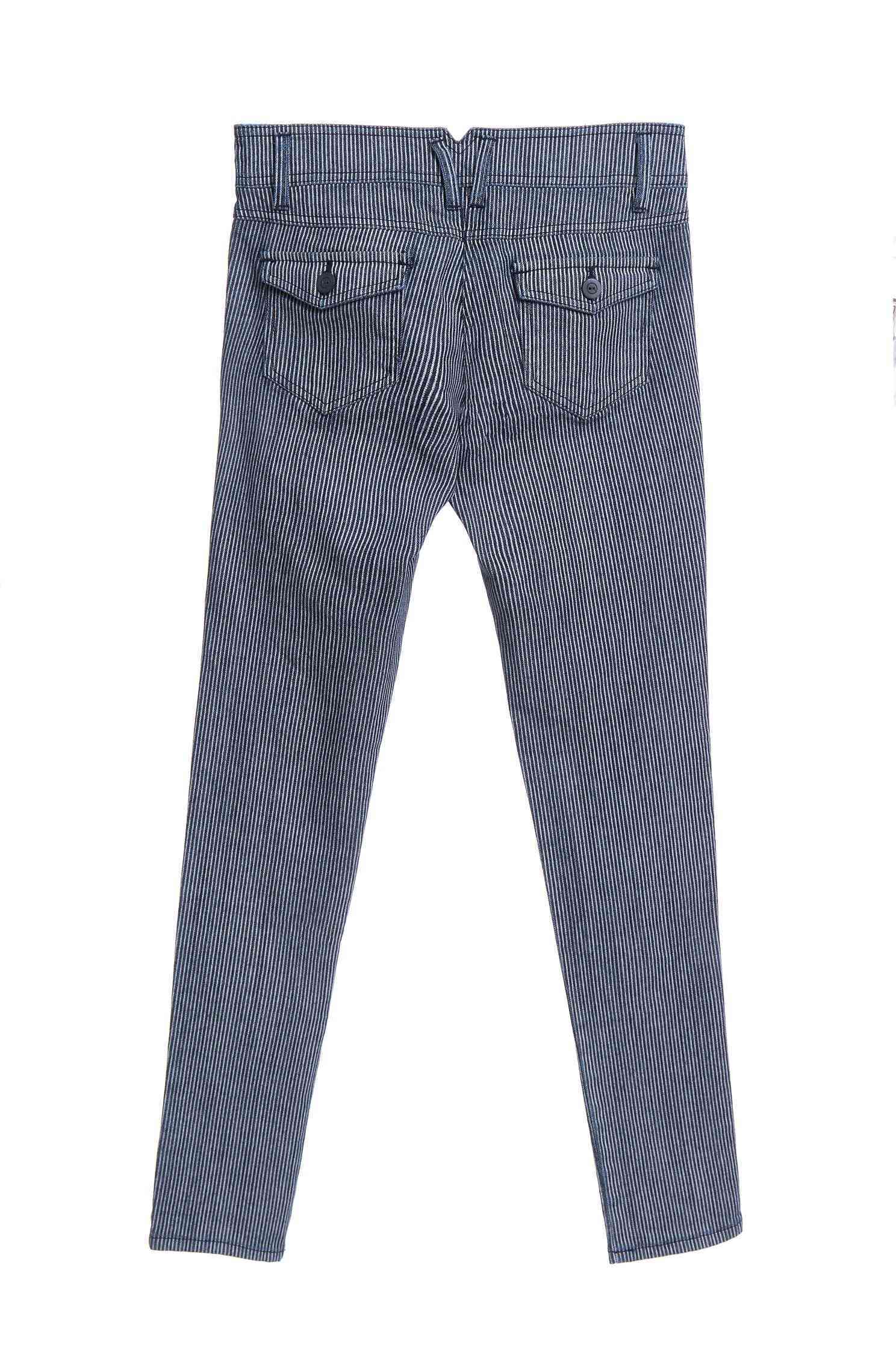 Striped denim trousers,tanning,cowboy,jeans,sdenimtrousers,skinnypants,pants,pants