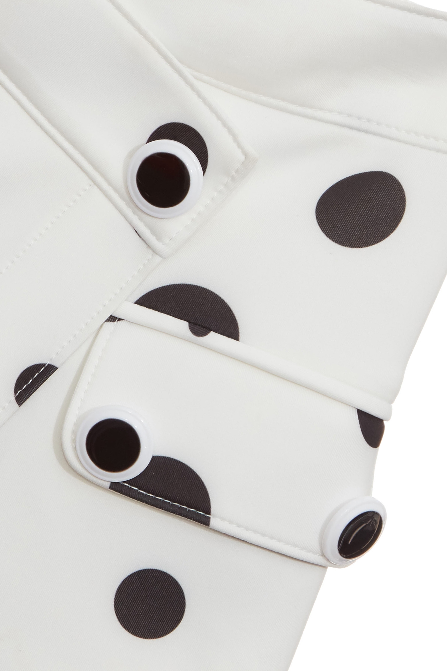 波爾卡短褲裙波爾卡短褲裙,INFINITE 黑白系列,春夏穿搭,時髦成套搭配,波點,短褲,褲裙